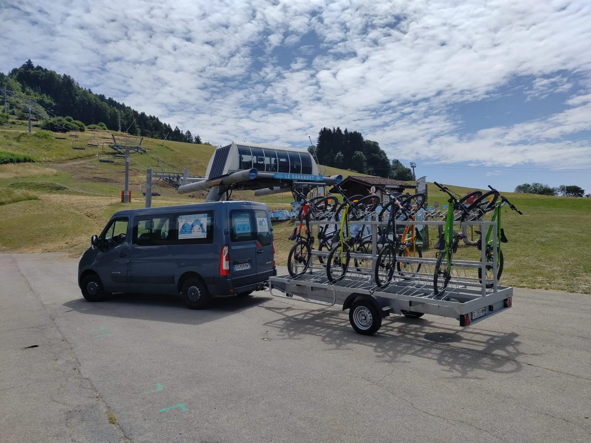 Arrêt navette station Les Habères