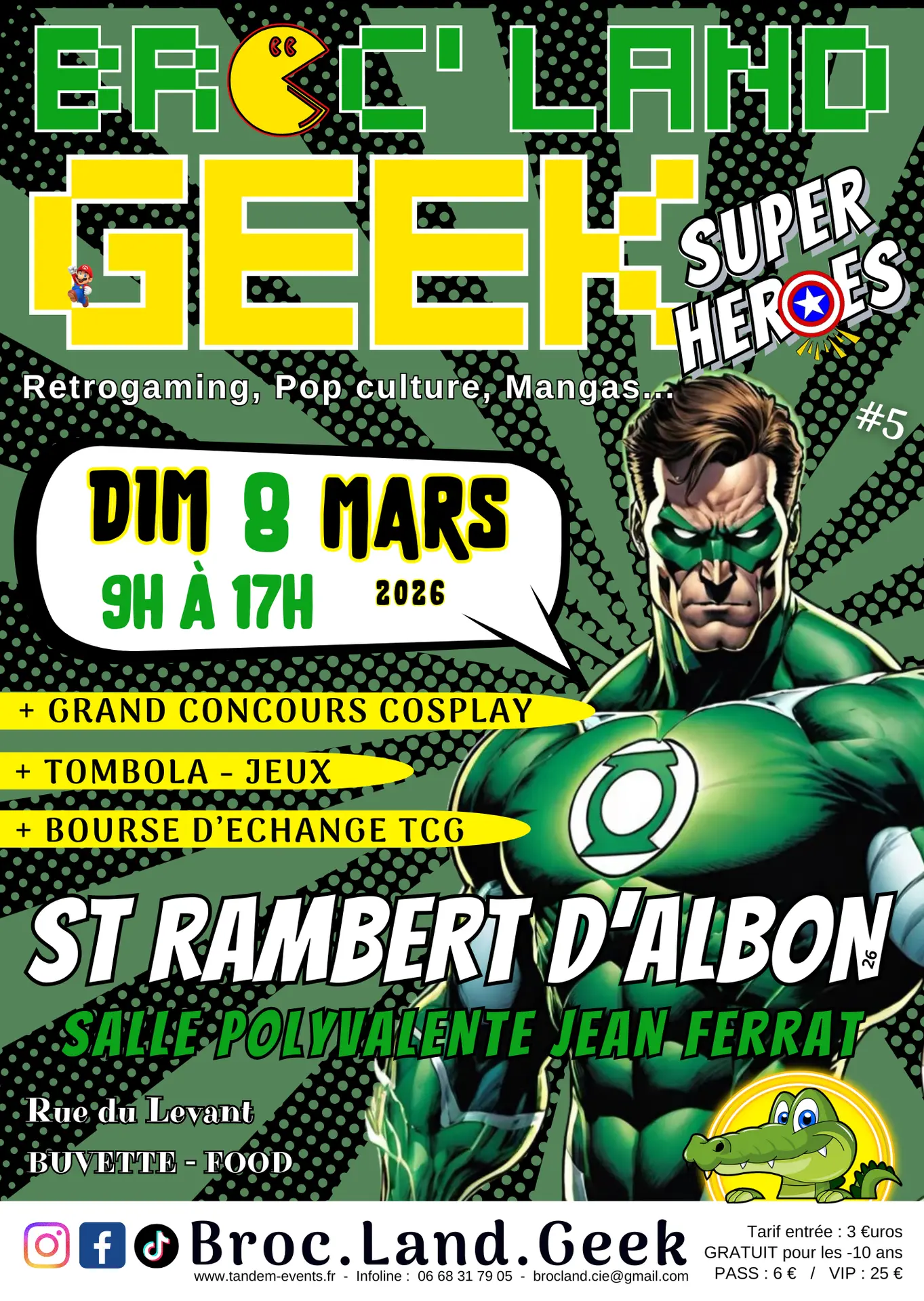 Affiche expliquant l'événement