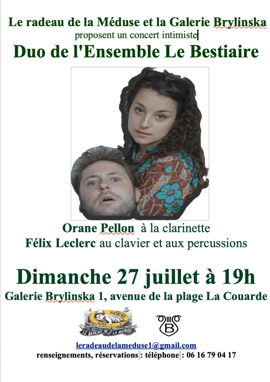 Concert de l'ensemble Le Bestiaire_La Couarde-sur-Mer