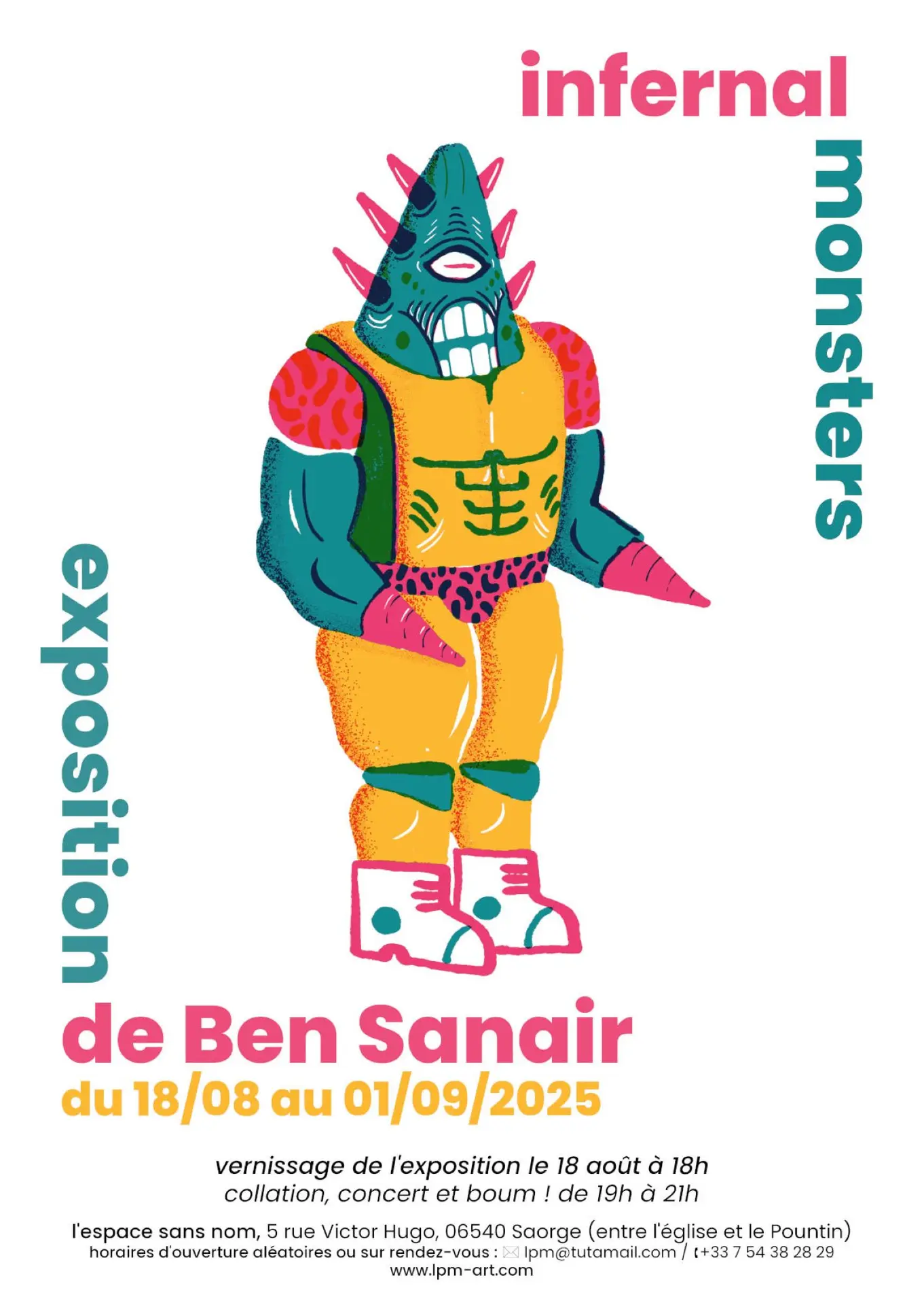 Exposition : Infernal Monsters de Ben Sanair_Saorge
