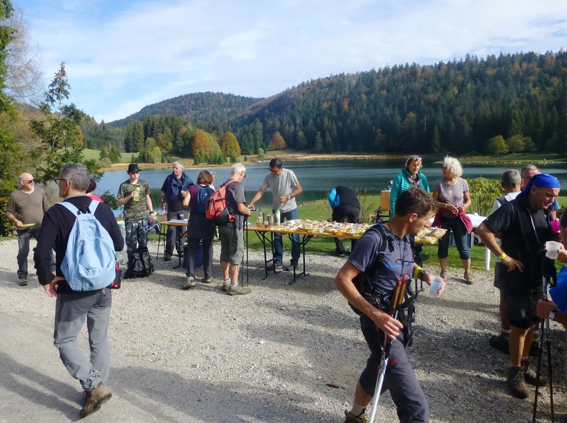 Rando des 3 lacs ravitaillement