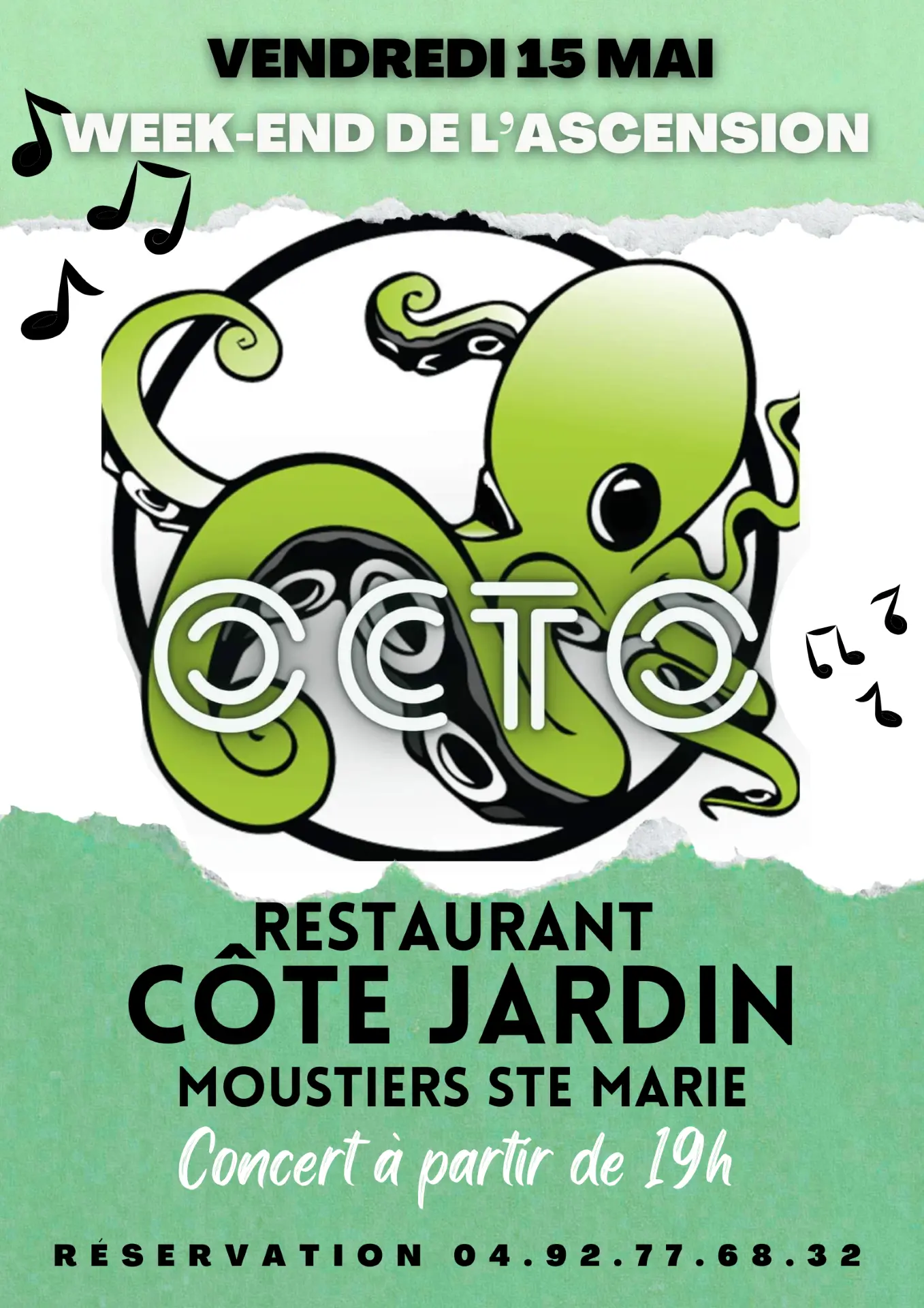 Octo Live  chez Coté Jardin_Moustiers-Sainte-Marie
