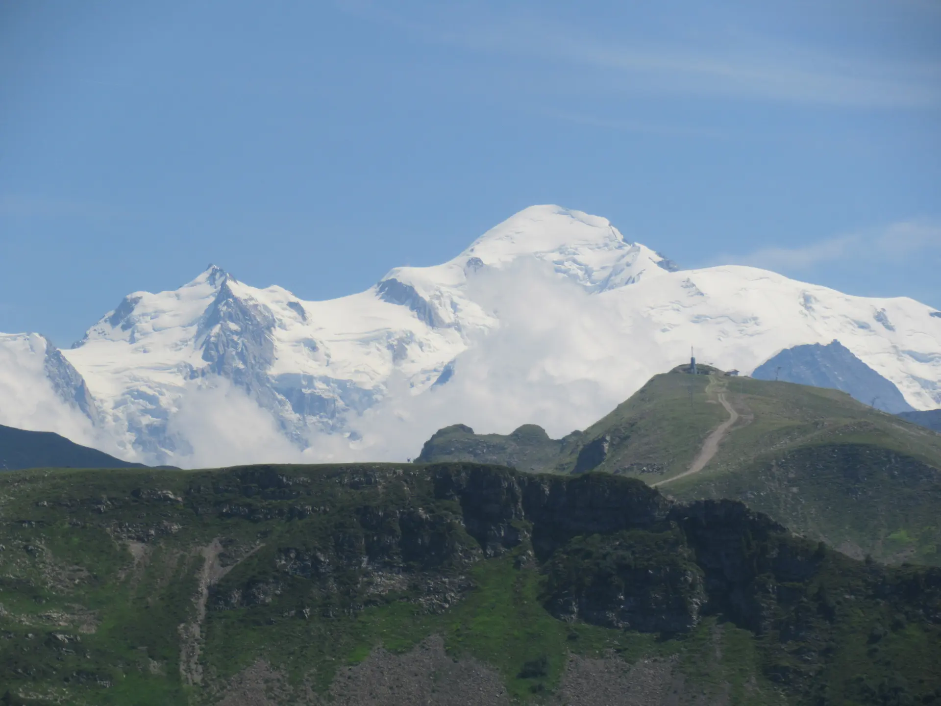 Vue sur le Mont Blanc