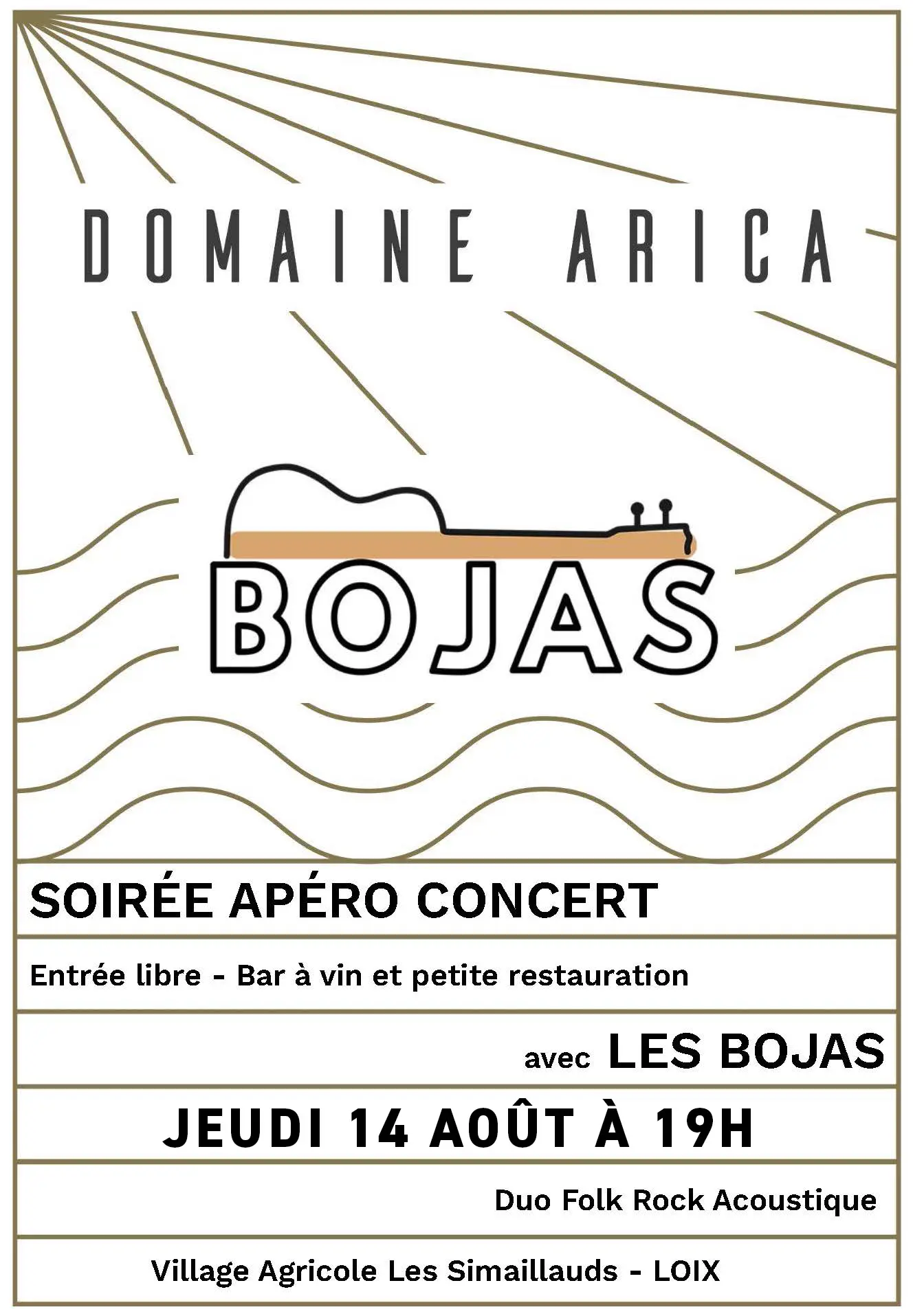 Concert au Domaine Arica_Loix