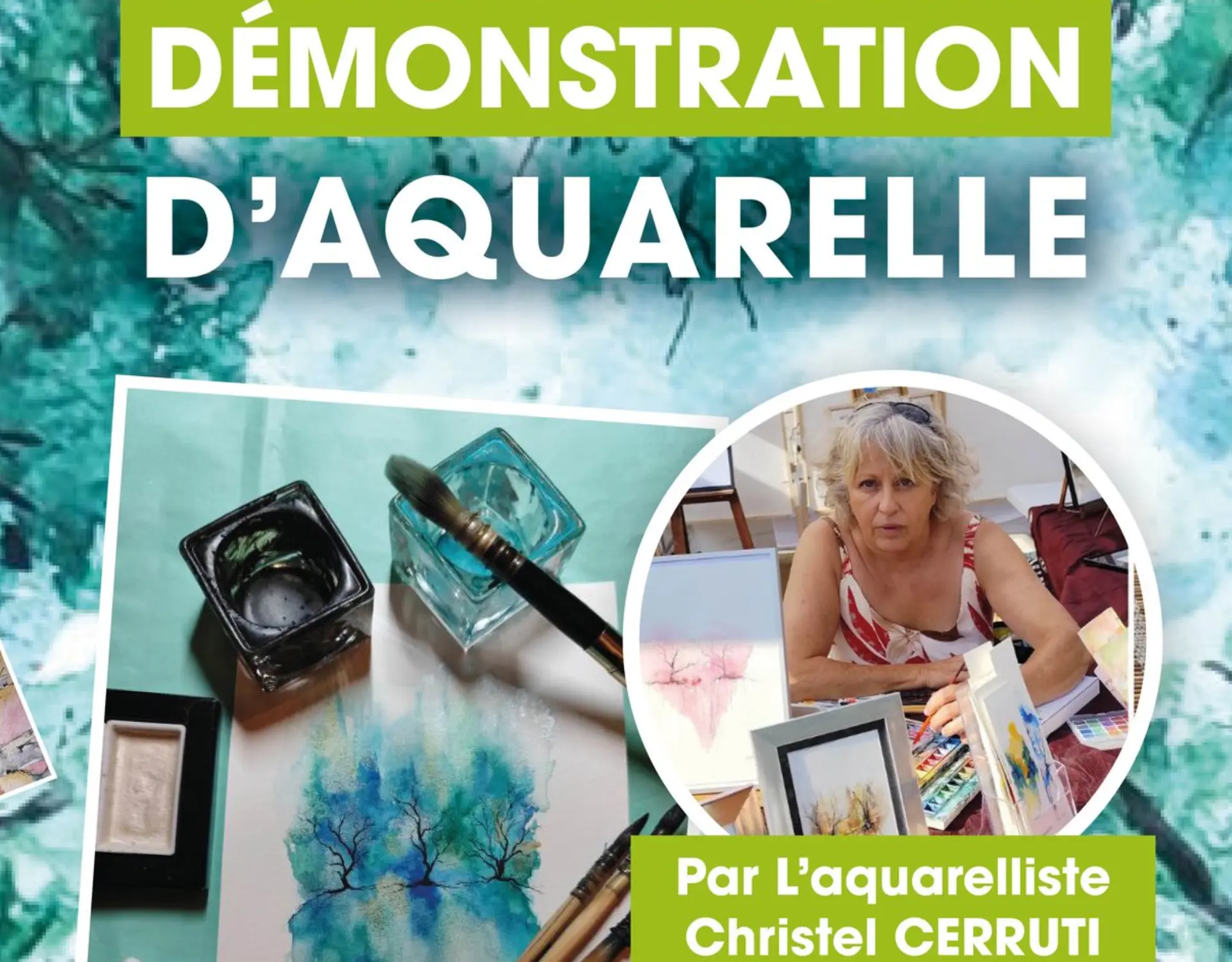Démonstration d'aquarelle