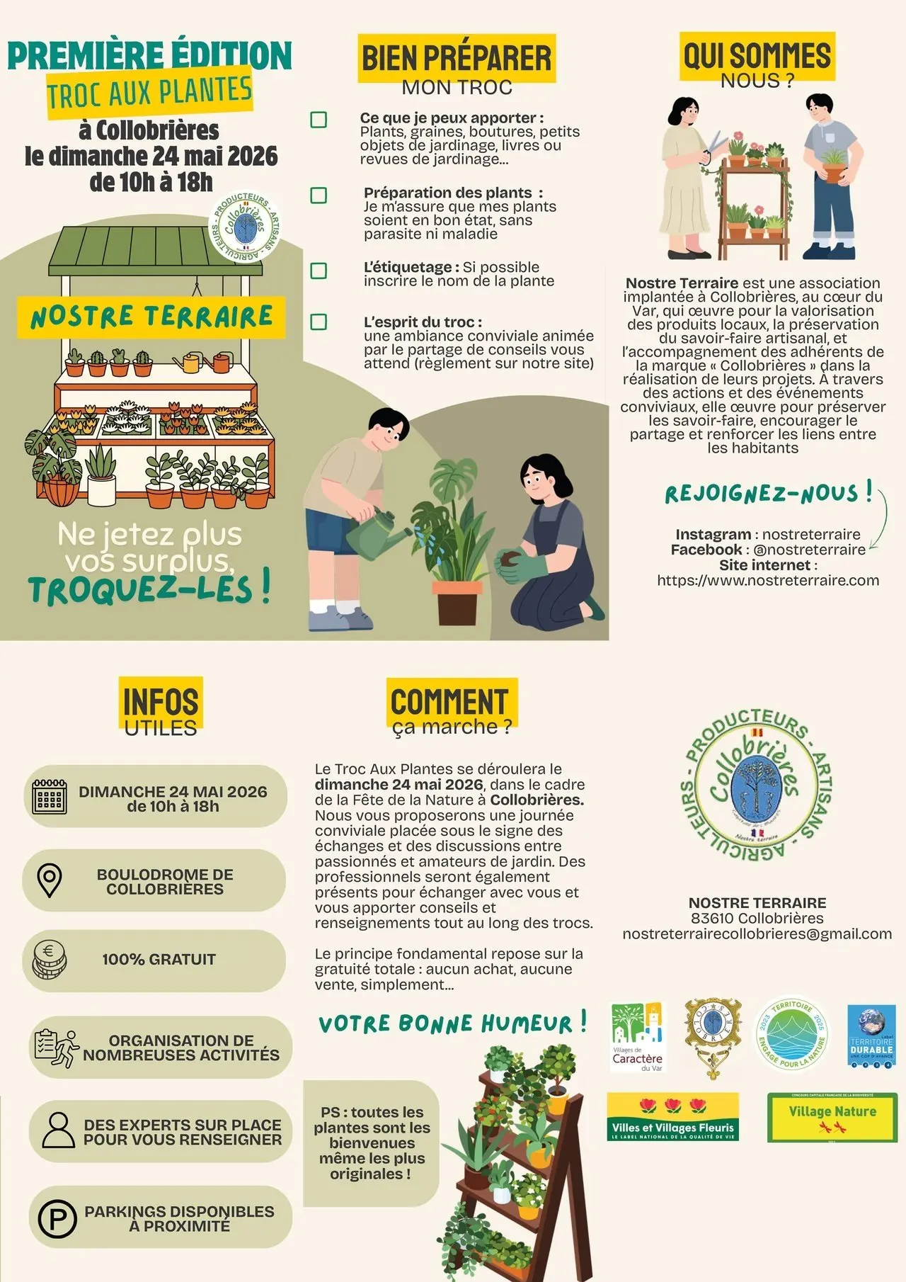 Infos Troc aux plantes