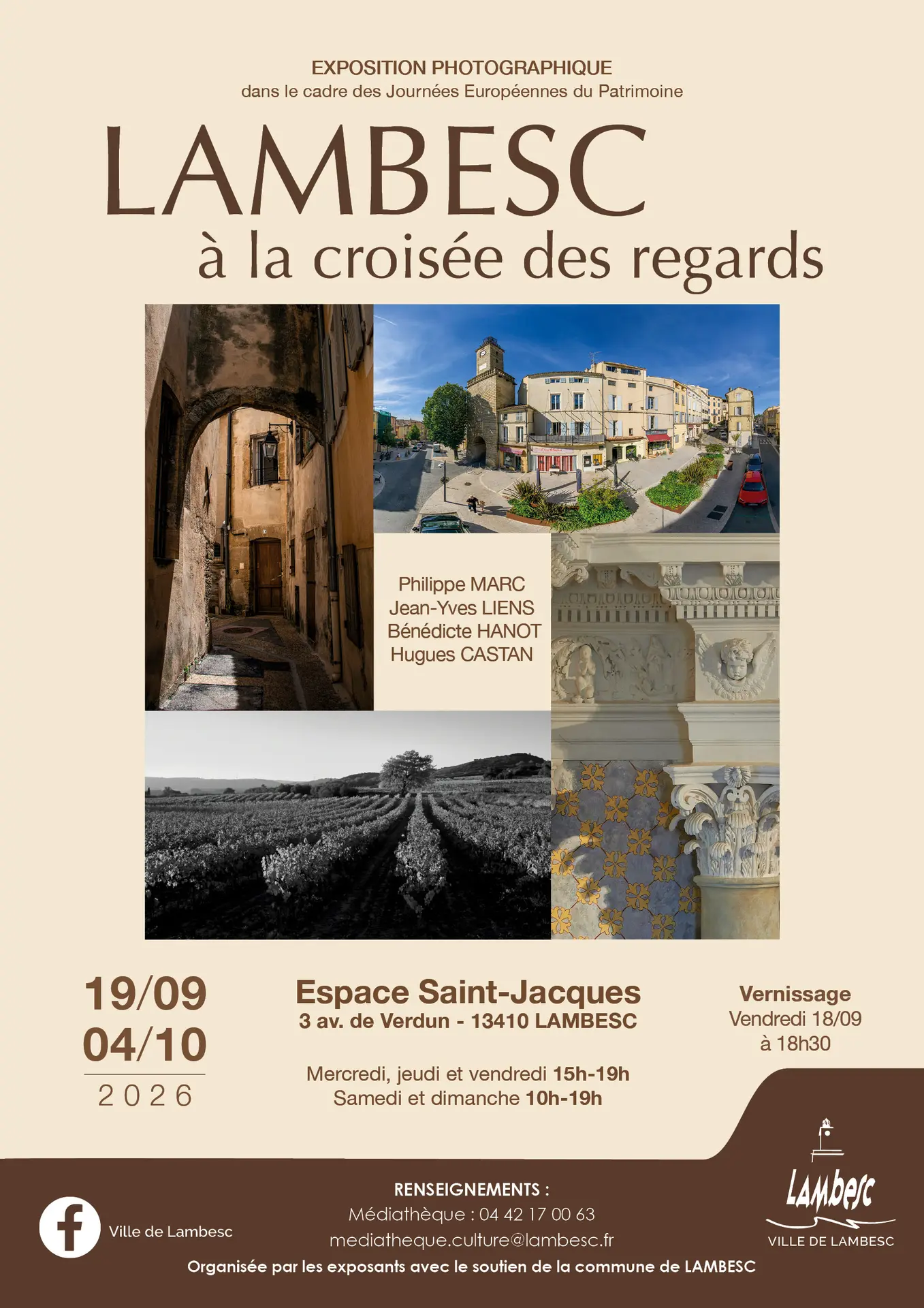 Exposition Lambesc à la croisée des regards - Journées du Patrimoine_Lambesc