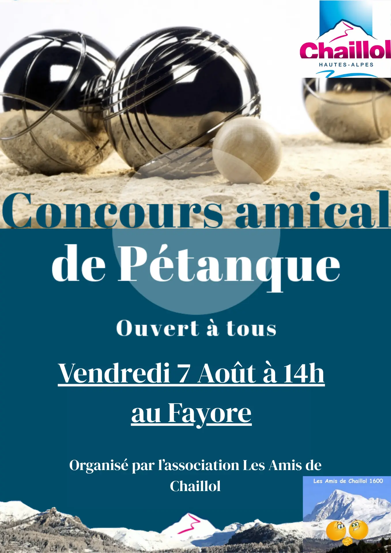Concours amical de pétanque