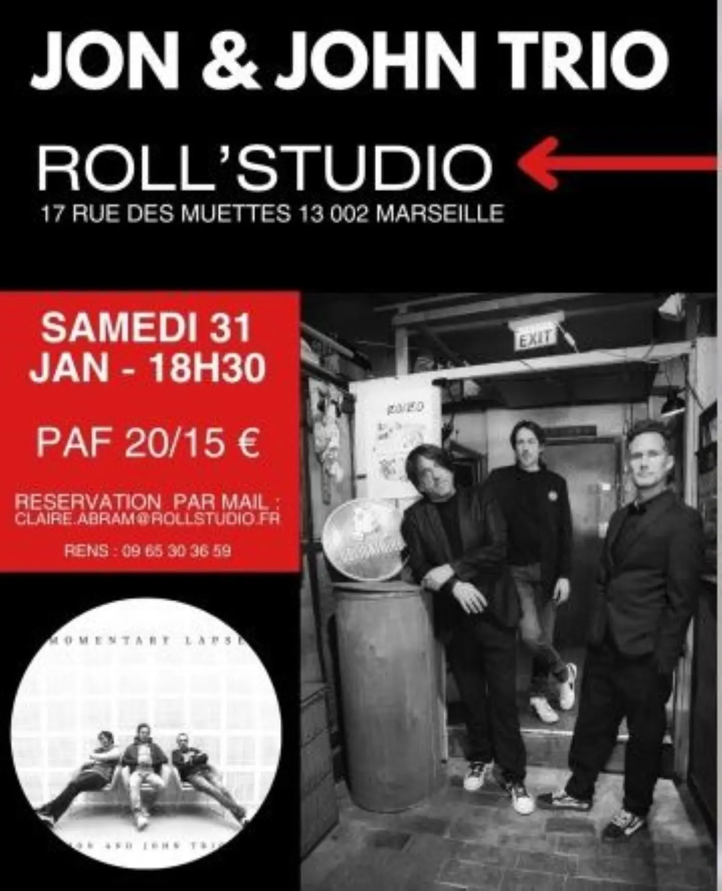 John Massa, Jonathan Soucasse, Jérôme Mouriez