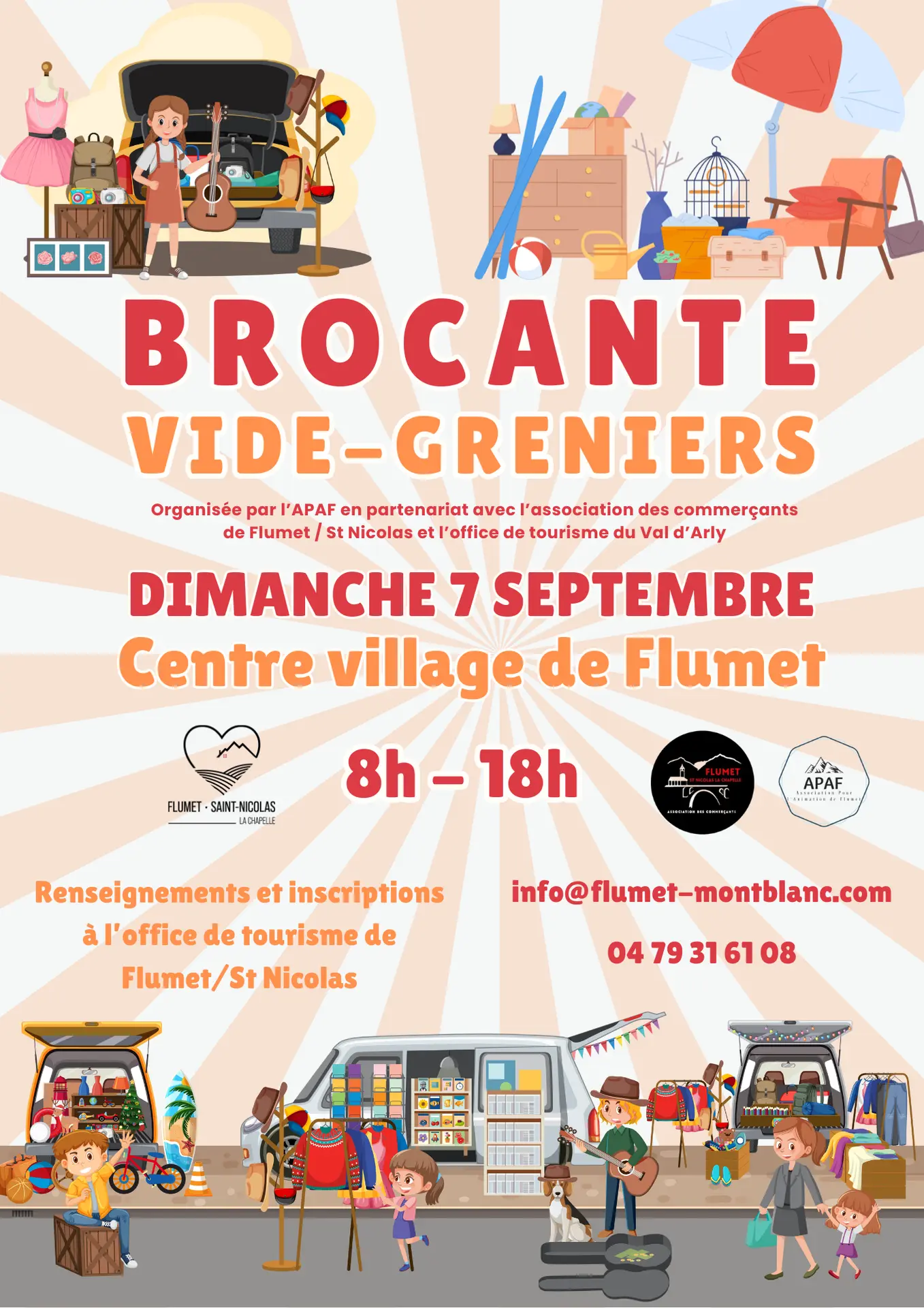Affiche brocante 2025