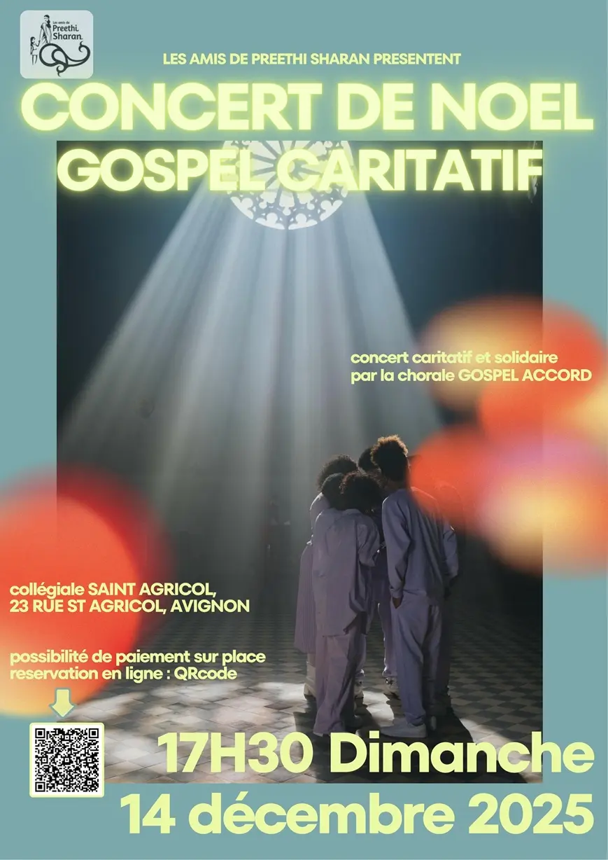 Concert Gospel caritatif de Noël_Avignon