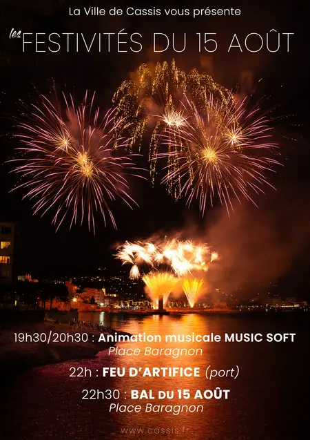 feu d'artifice du 15 août