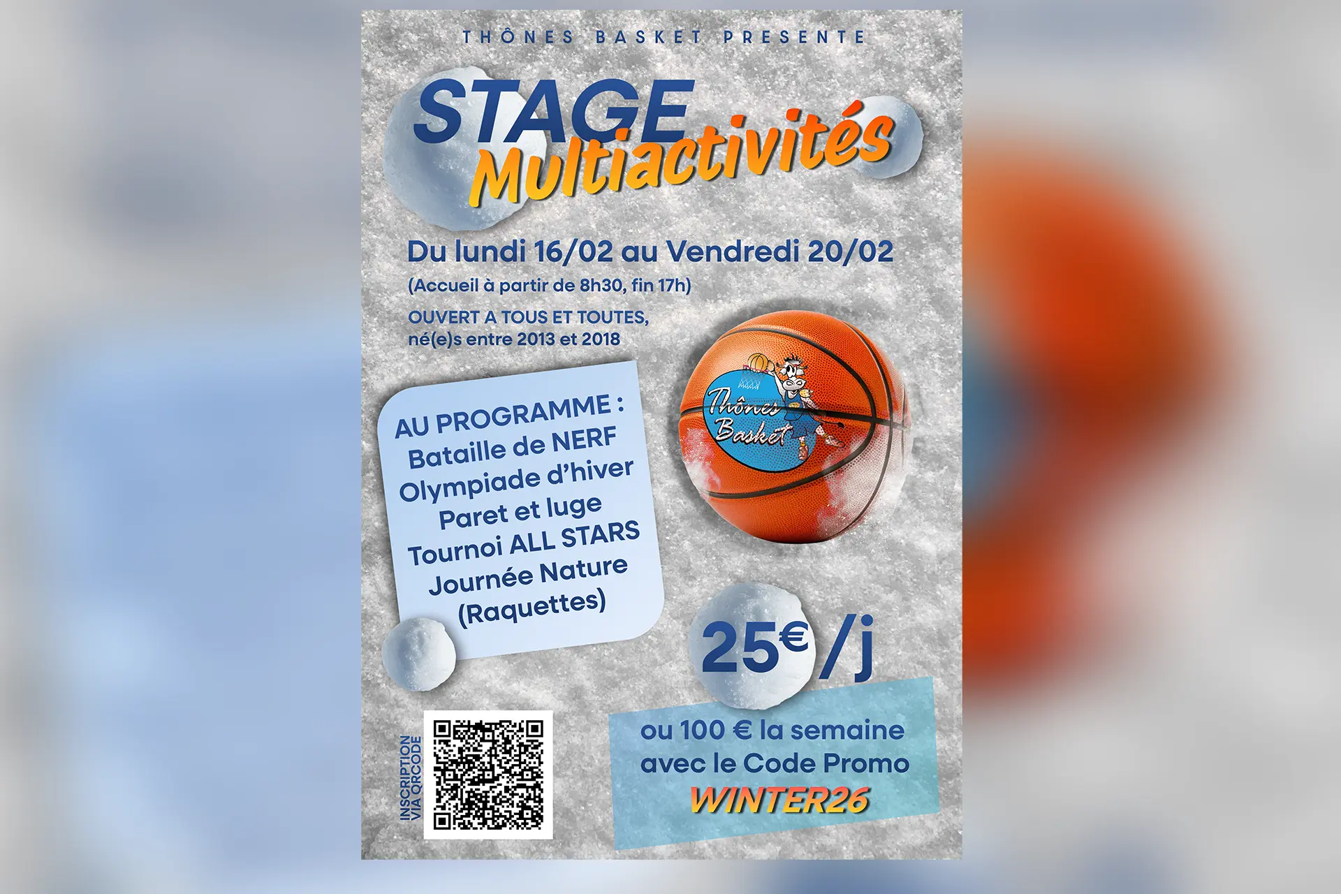 Stage multiactivités - Vacances de février_Thônes