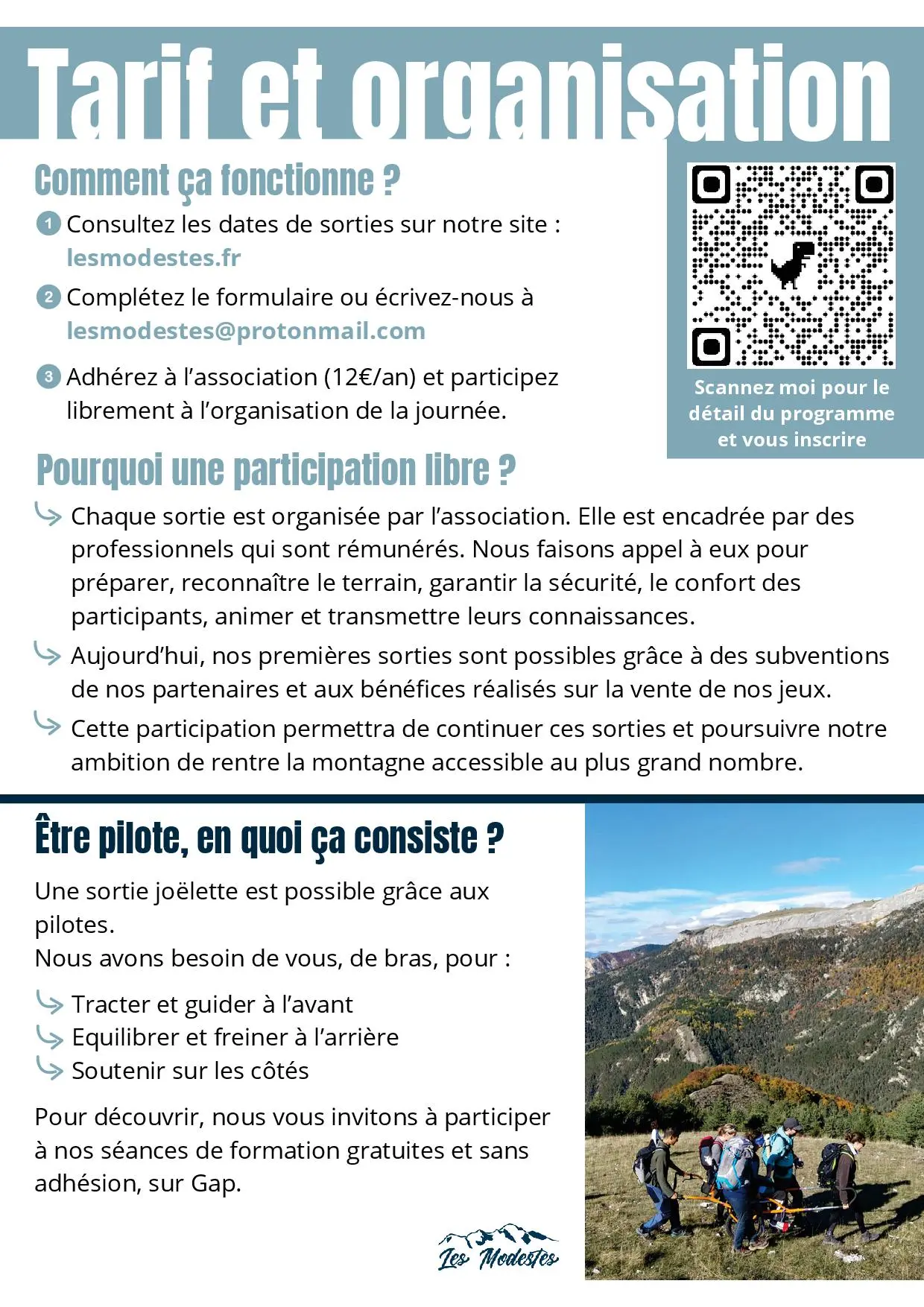 Sorties en joëlette