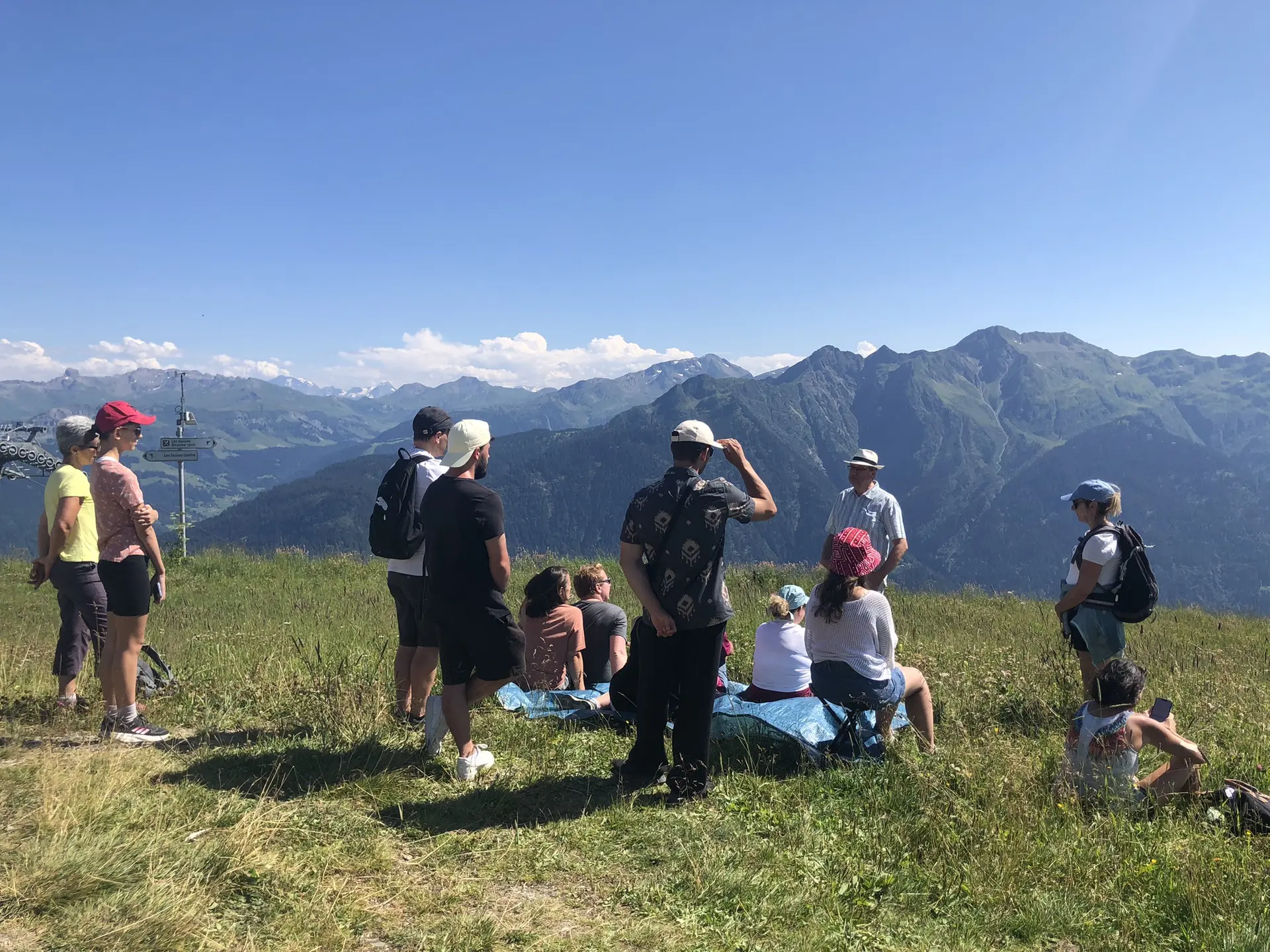 Goûter panoramique depuis le Mont Bisanne