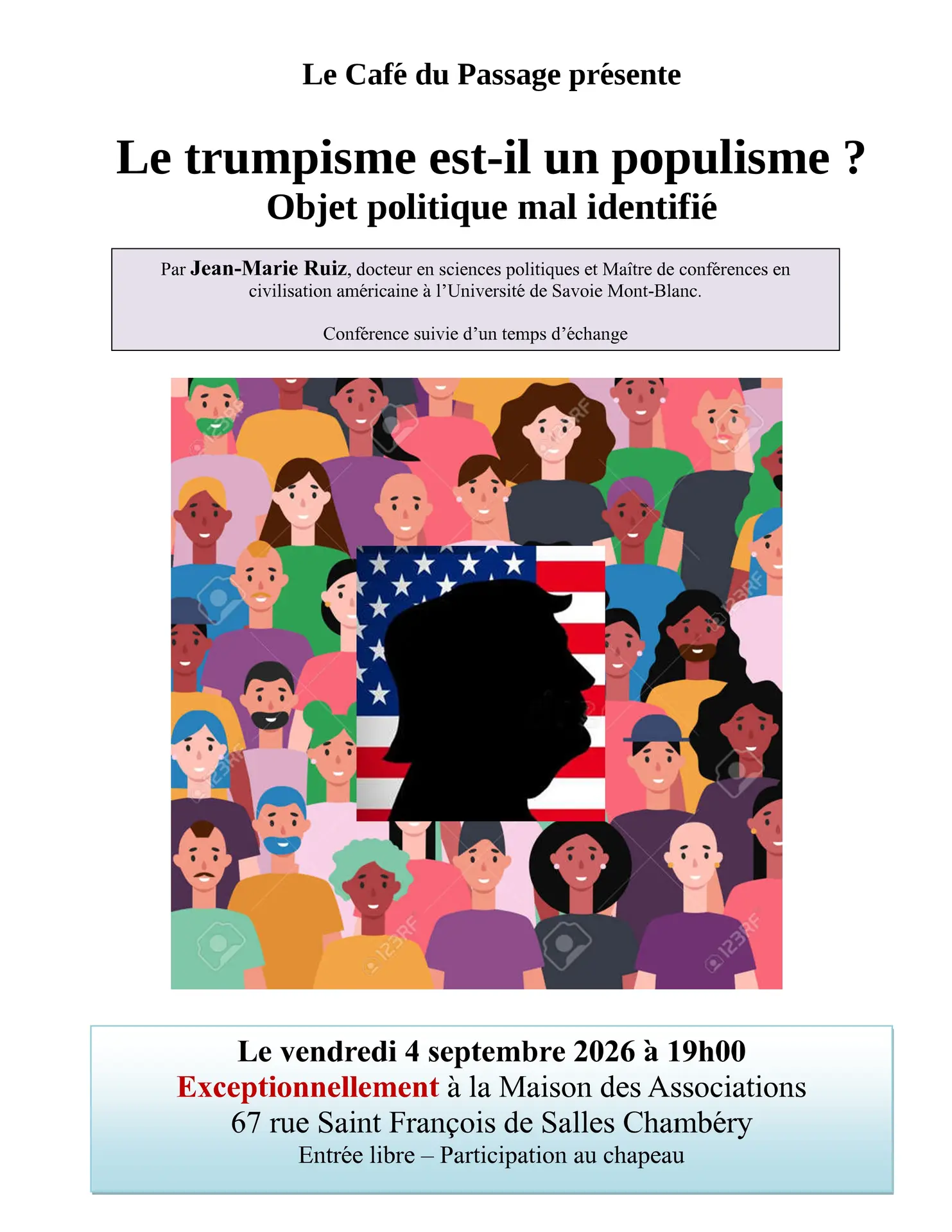 Affiche de la conférence