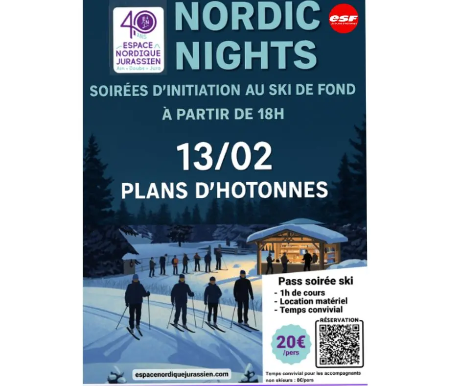 Nordic night aux Plans d'Hotonnes_Haut Valromey