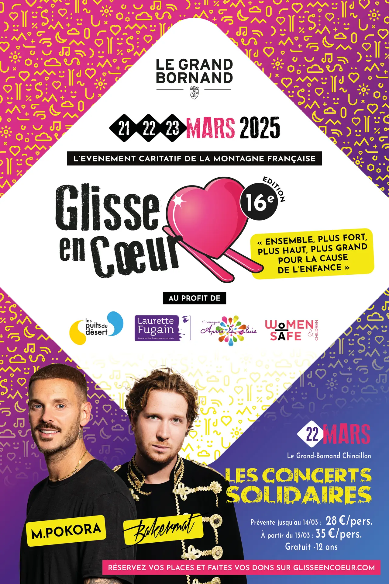 Glisse en Cœur : M. Pokora et DJ Bakermat en concerts solidaires