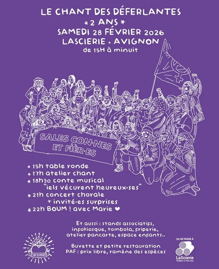 Soirée d’anniversaire chorale Le chant des déferlantes_Avignon