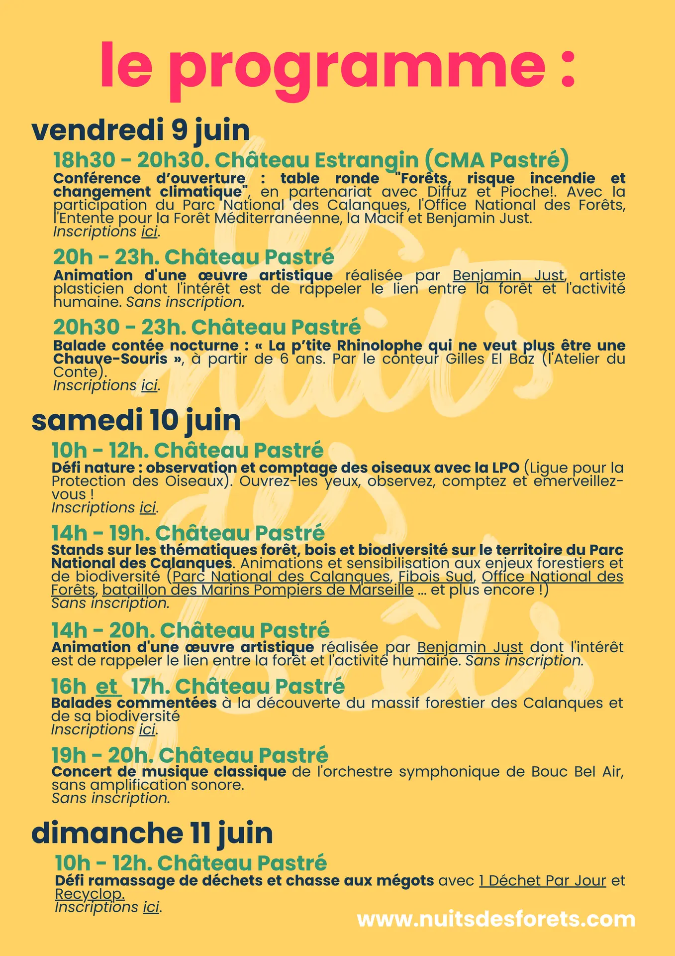 Nuit des Forêts 2023 à Marseille