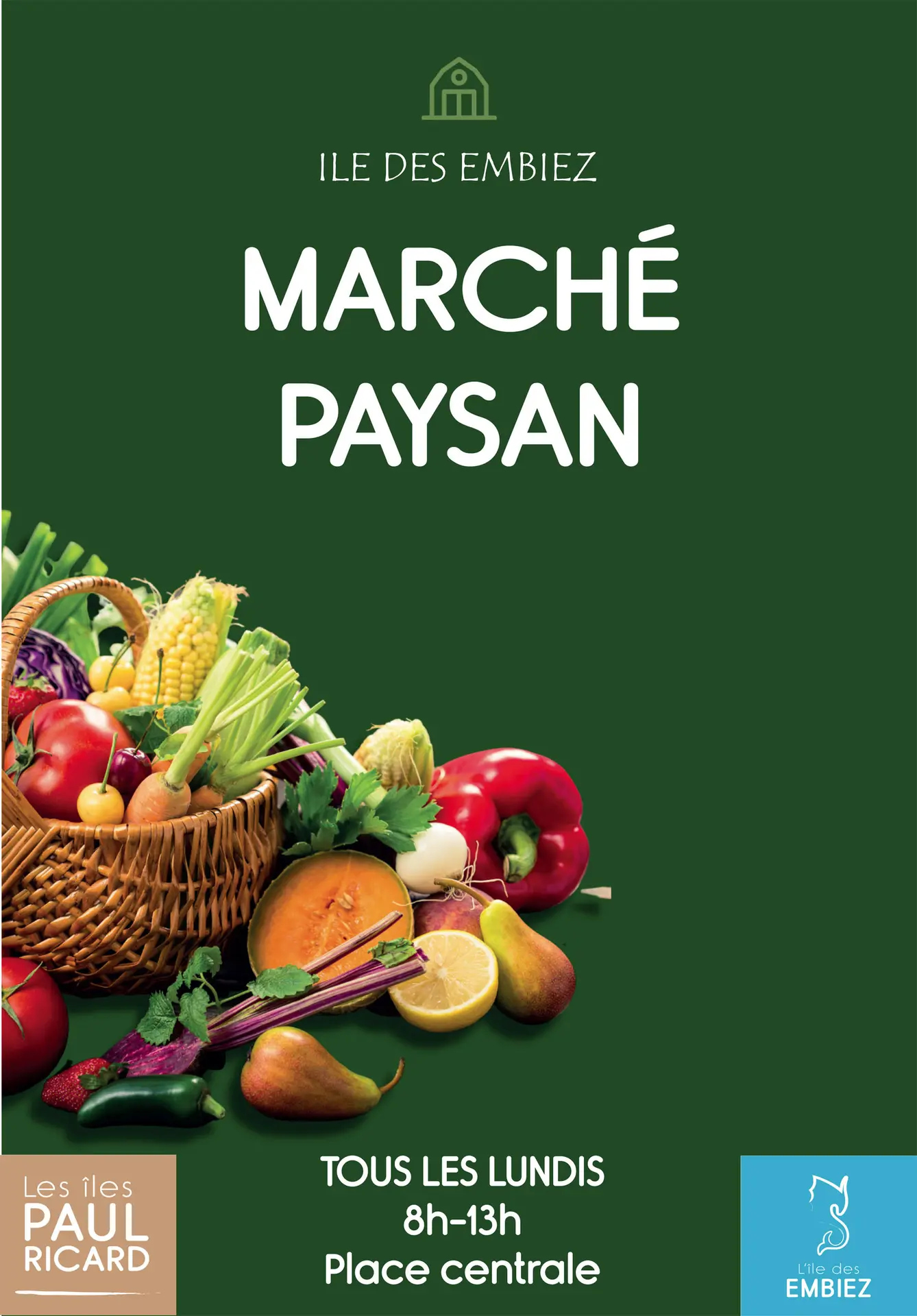 Marché paysan île des Embiez