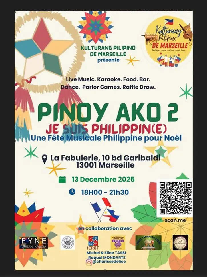 Fête musicale philippine de Noel