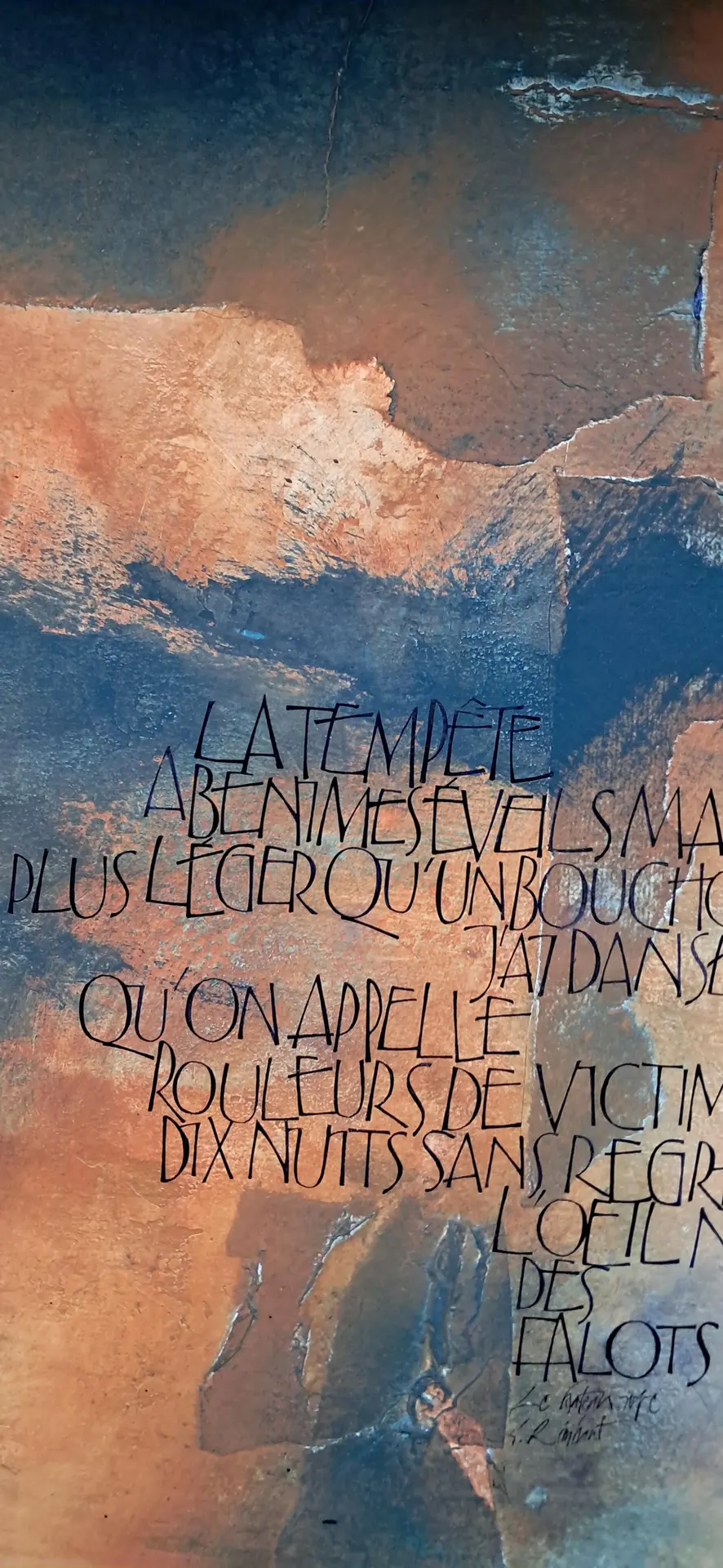 Stage Calligraphie sur des fonds inspirants avec Elisabeth Couloigner