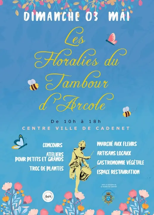 Rendez-vous aux Floralies Gourmandes de Cadenet !_Cadenet