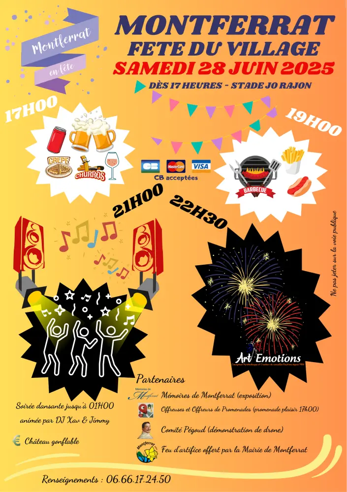Fête du village à Montferrat