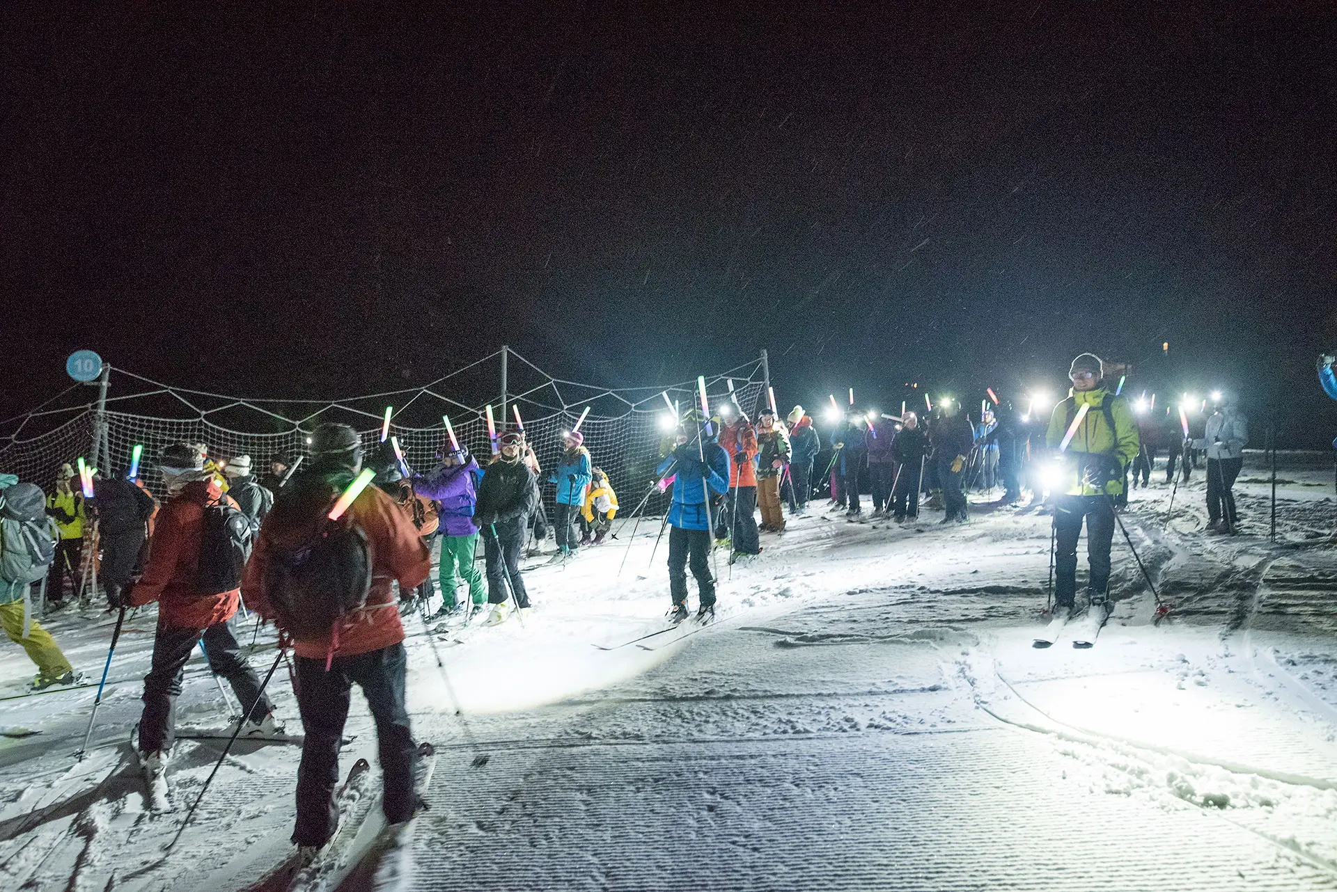 Grimpée des meurians, le ski de randonnée populaire aux Lindarets, domaine skiable d'Avoriaz.