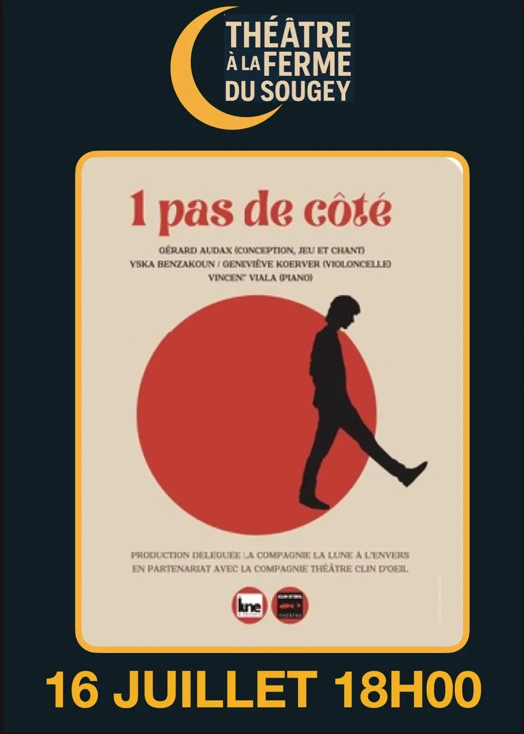 Affiche 1 pas de côté