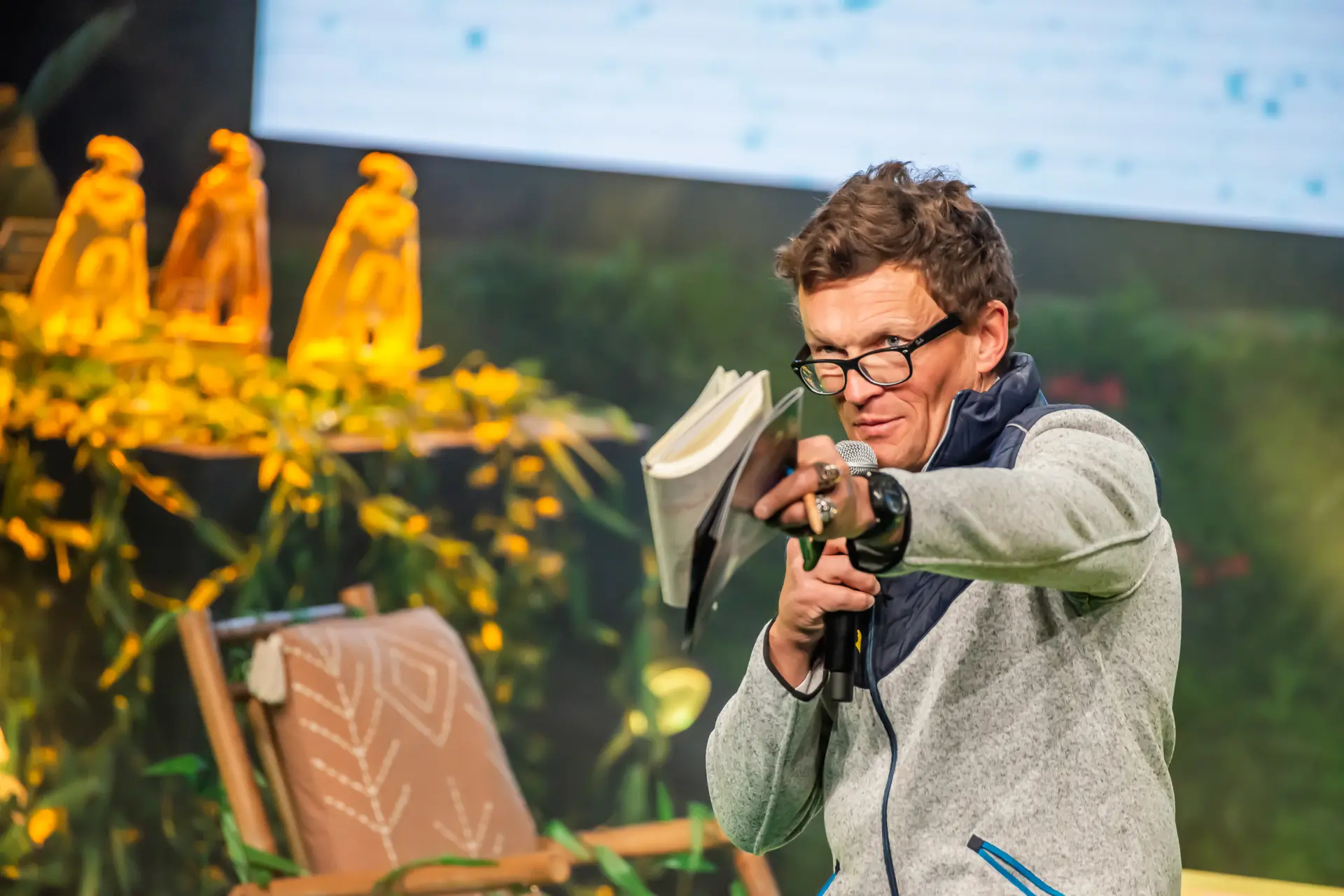 Sylvain Tesson, maître de cérémonie  - Festival International du Film Aventure & Découverte édition 2024
