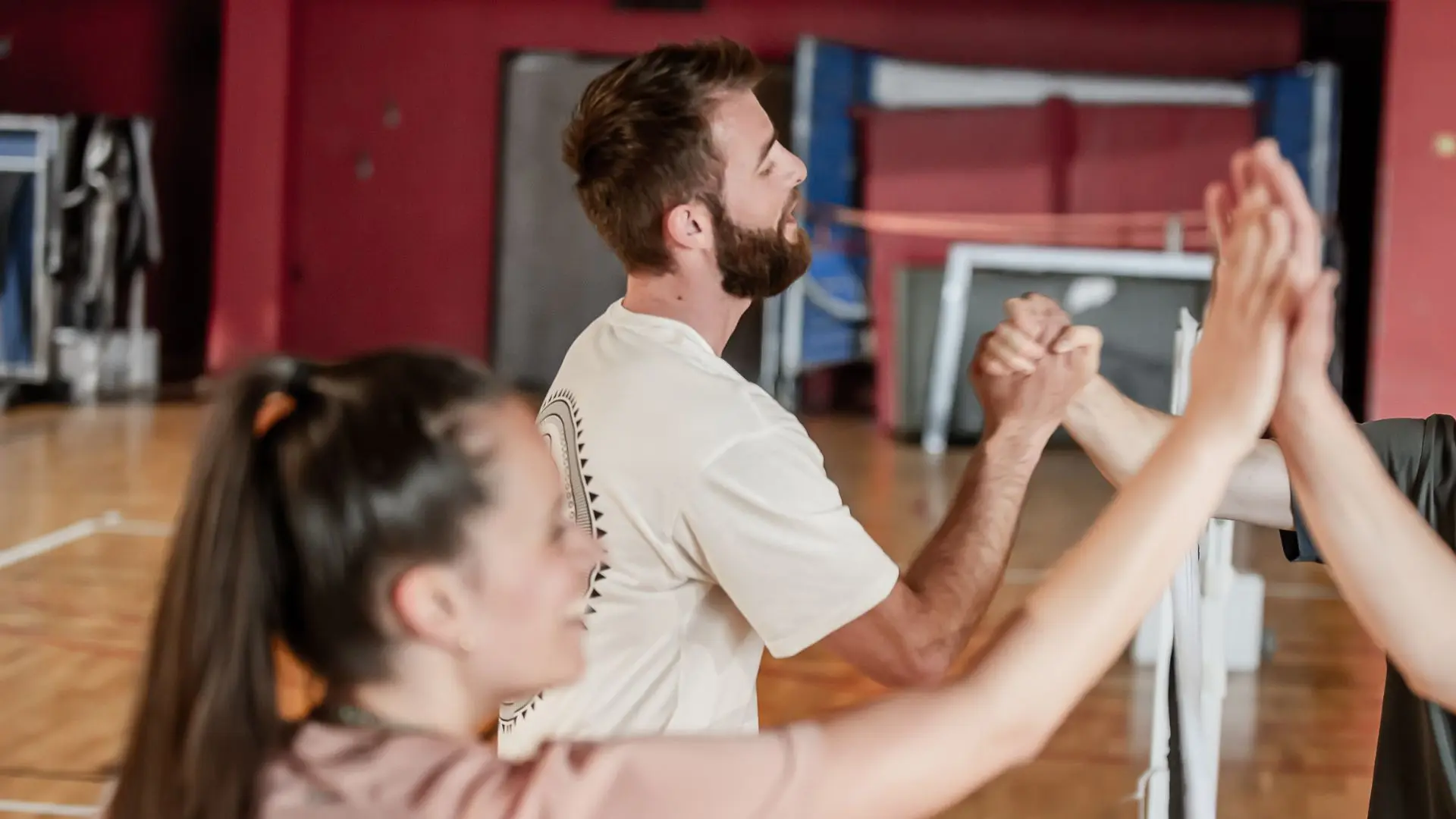 Tournoi de sport à la salle multisports du Centre Aquasportif de Val d'Isère