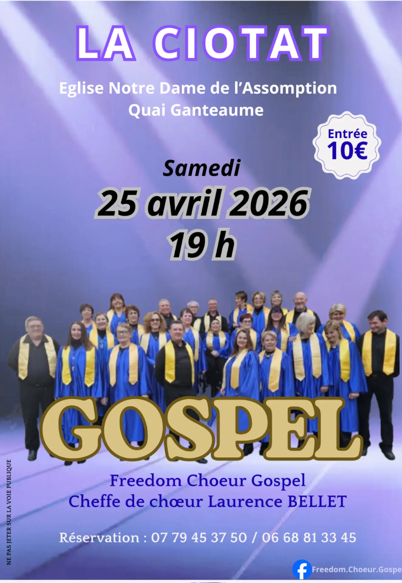 Concert Freedom Chœur Gospel