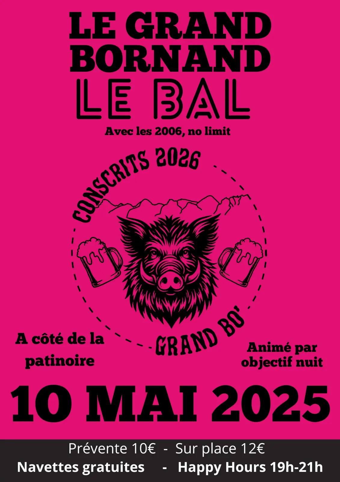 Affiche Bal des conscrits