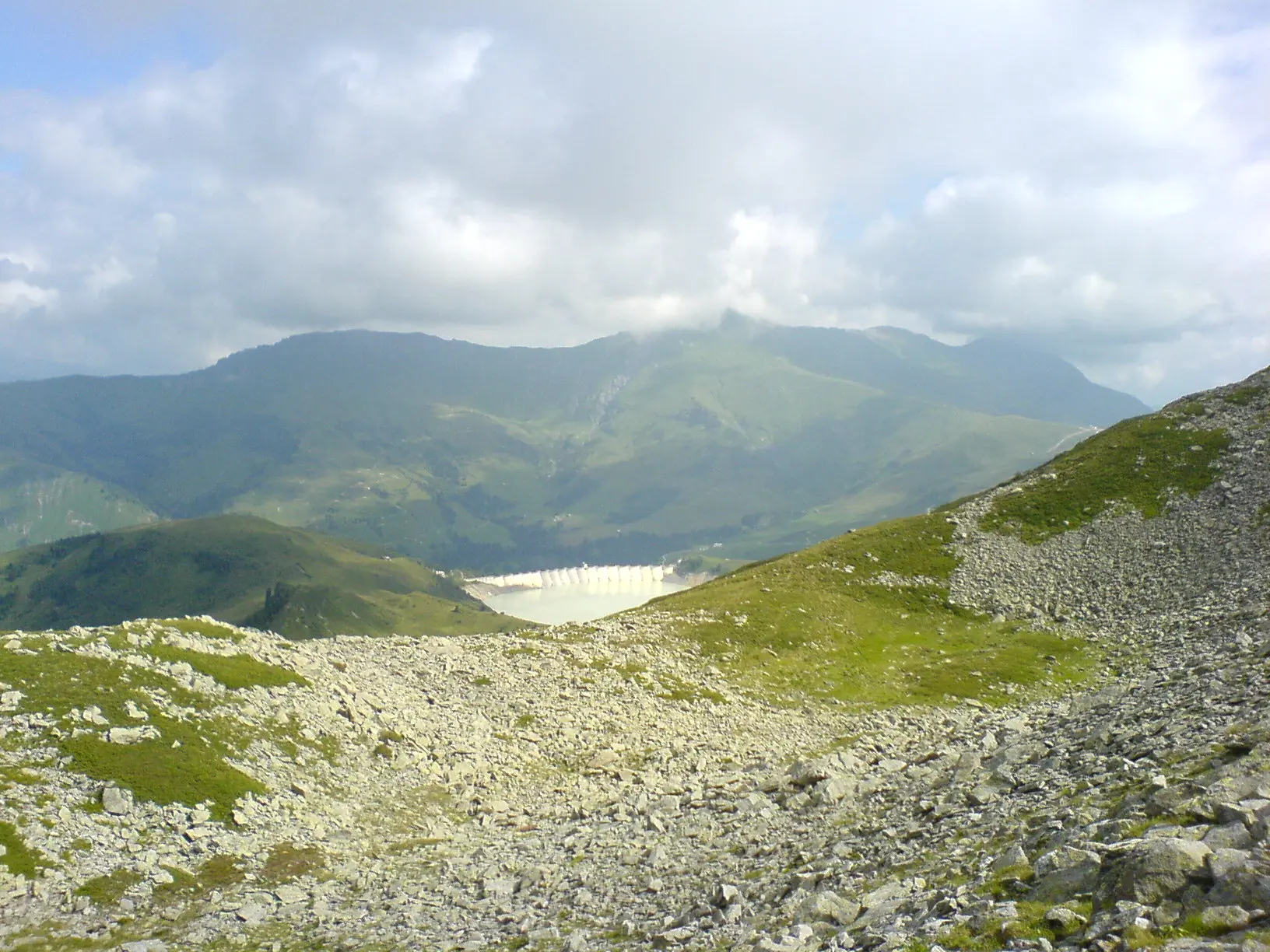 Barrage et lac de la Girotte