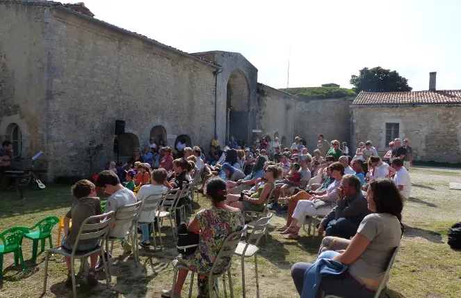 On the parade ground