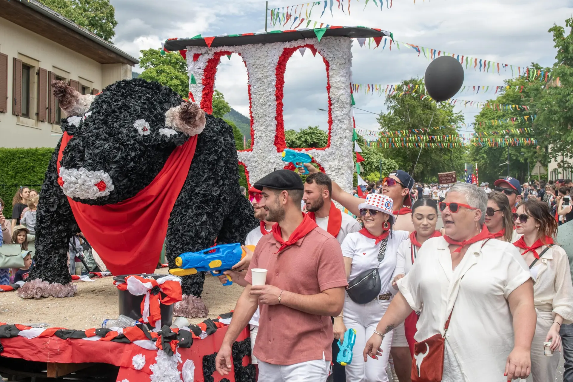 Photo of the Basque float