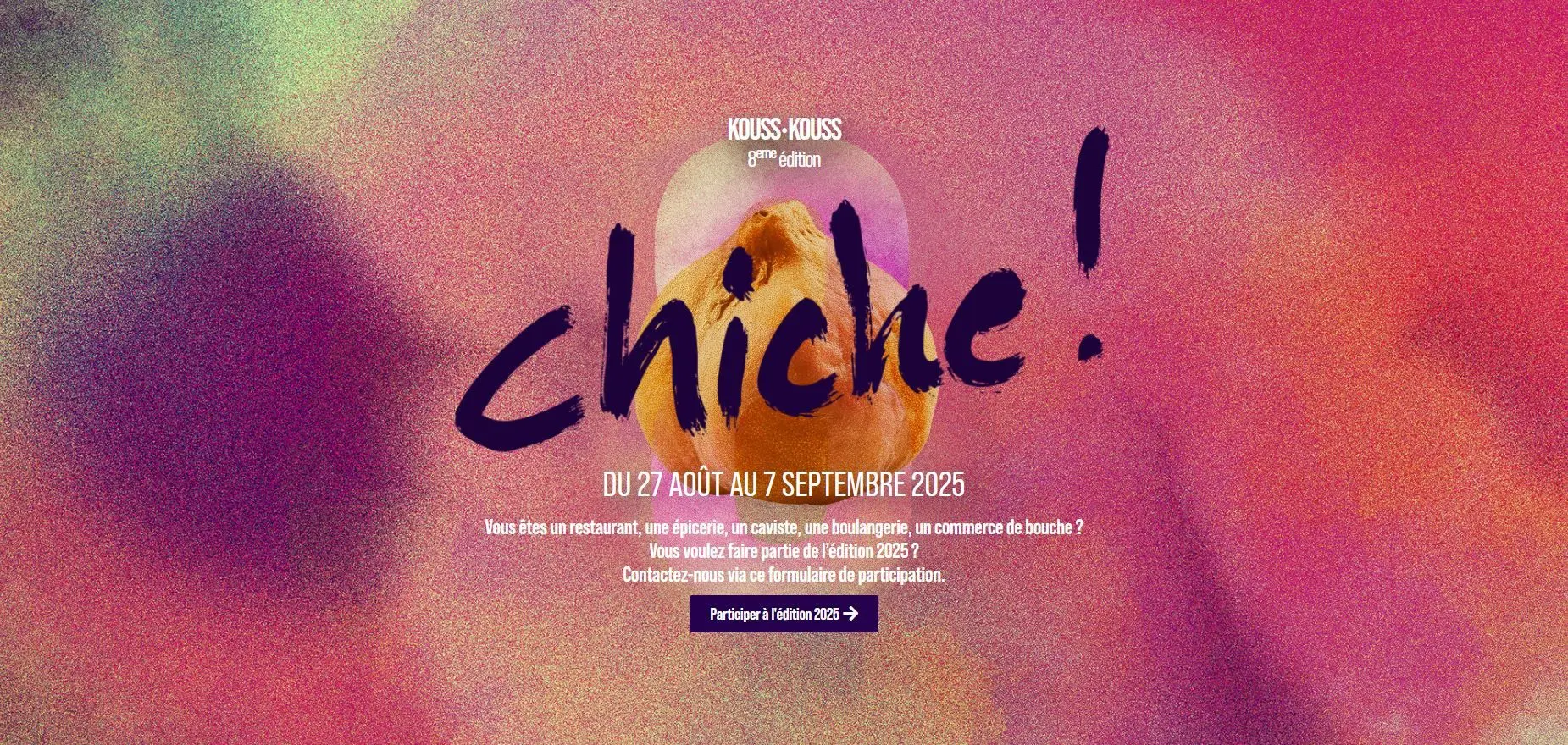 visuel provisoire qui annonce le festival