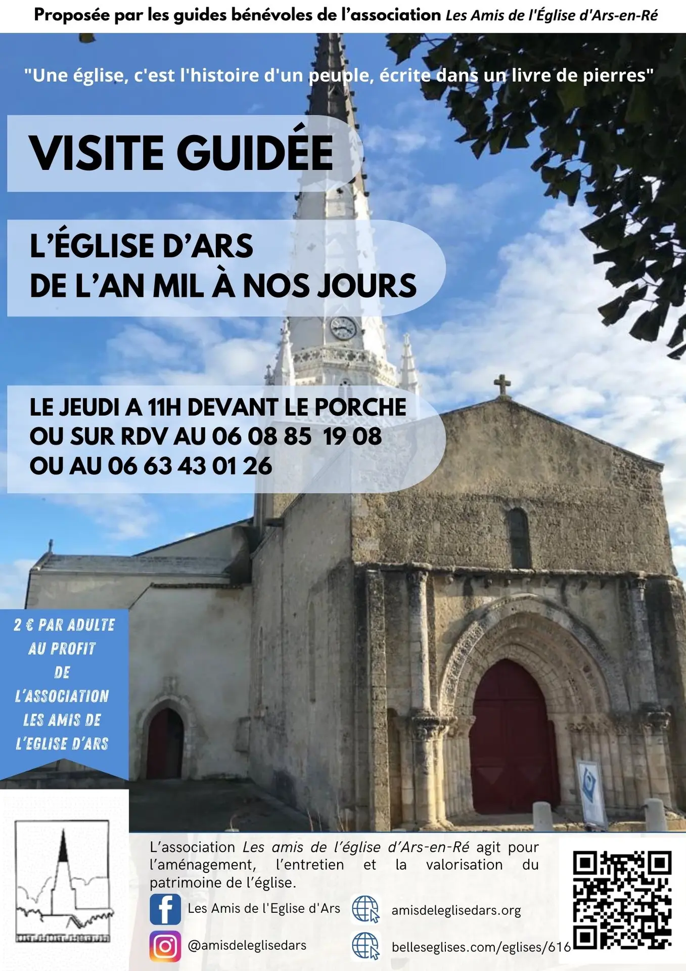 Visite de l'église - Basse saison
