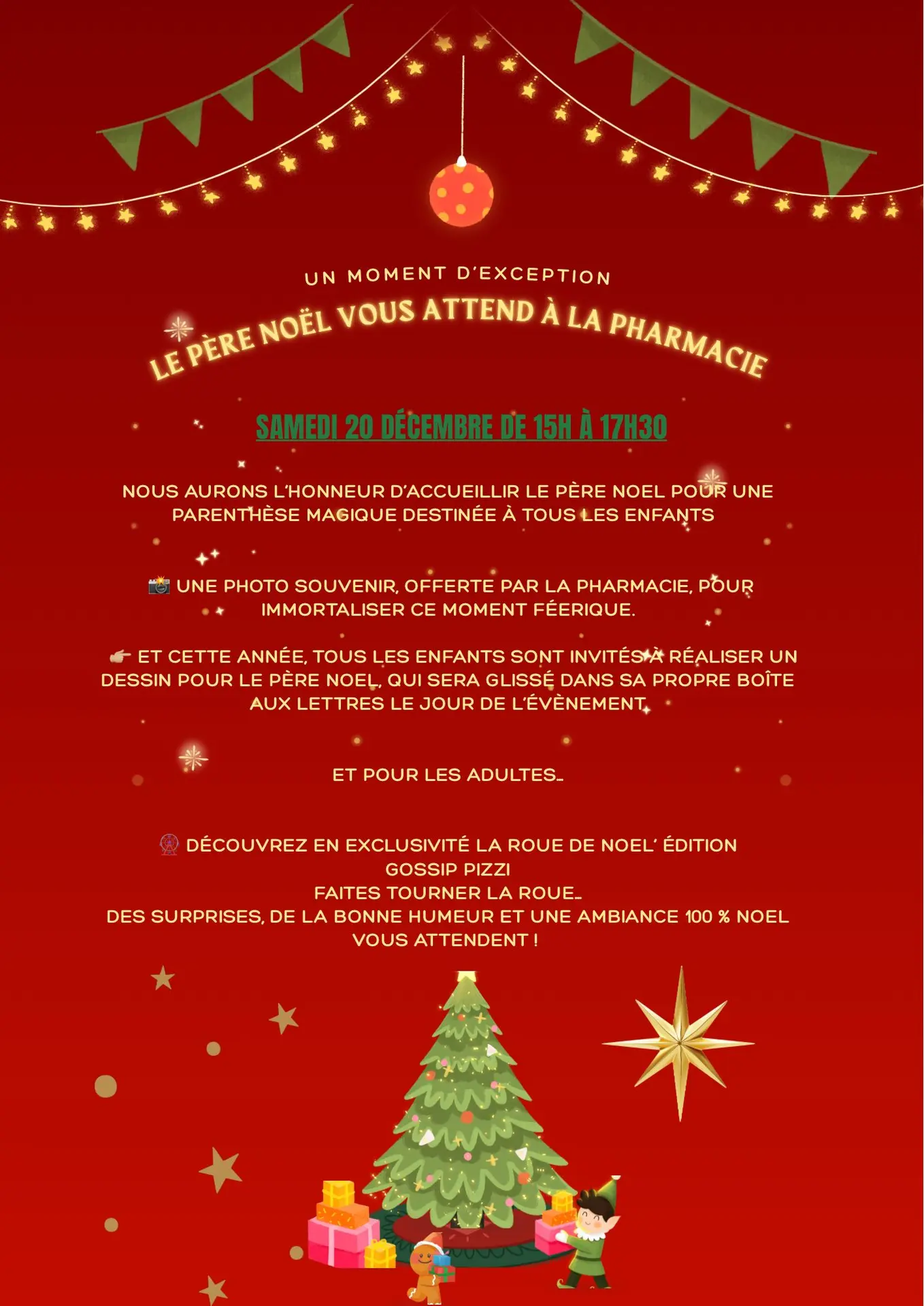 Le Père Noël vous attend à la pharmacie..._Le Cannet