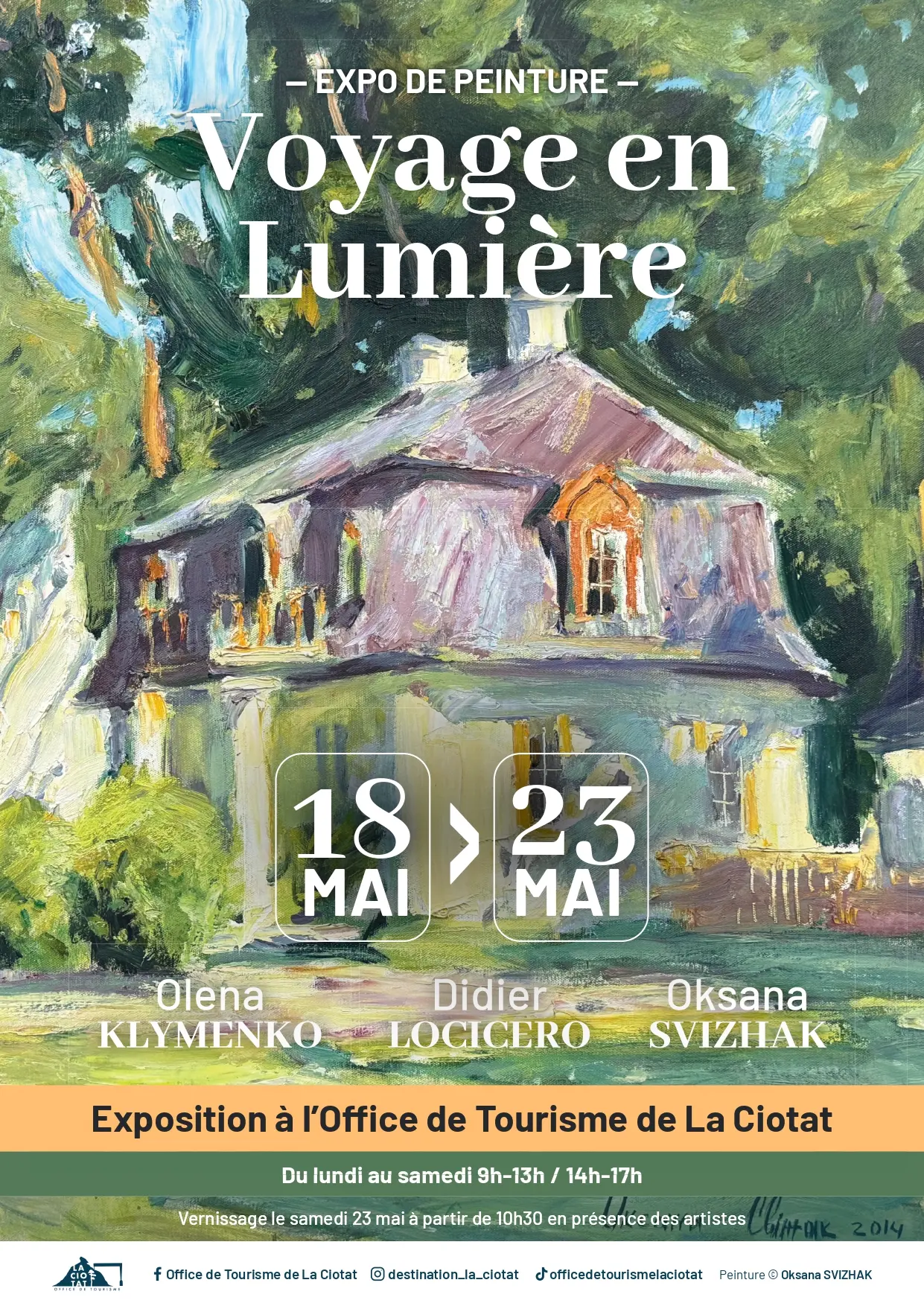 Exposition de peintures Voyage en lumière_La Ciotat
