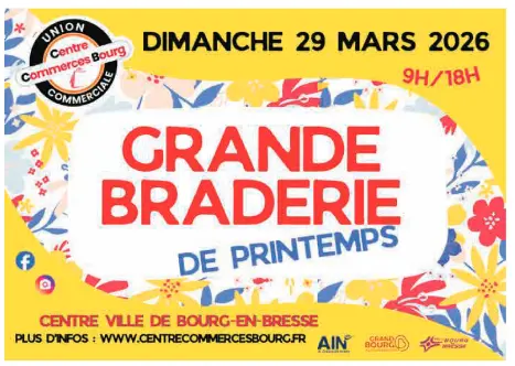 Affiche Braderie de Printemps 2026