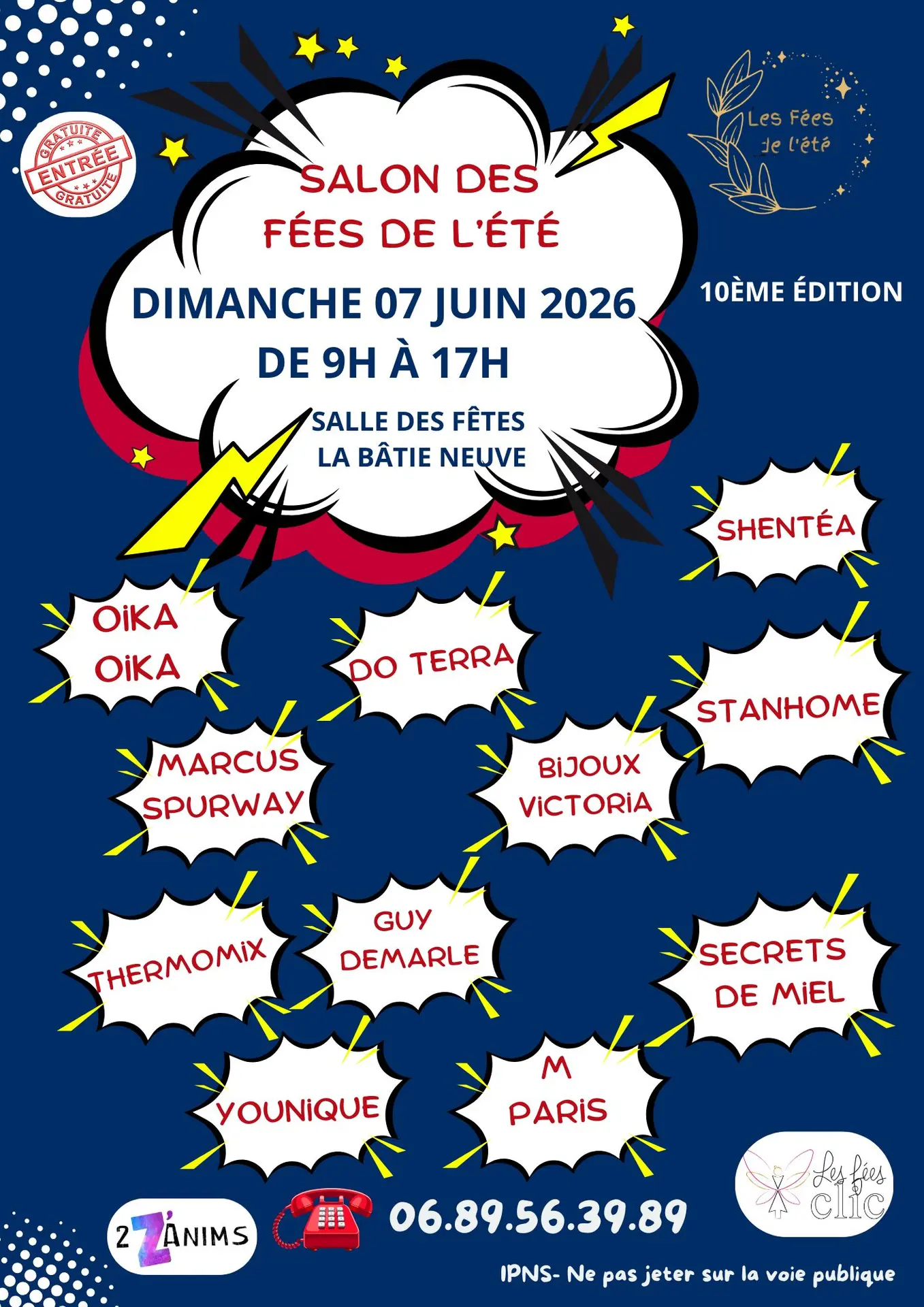 10 ème Salon des Fées de l'Été_La Bâtie-Neuve