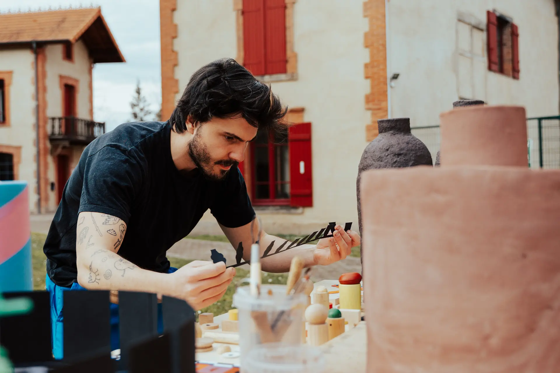 L'artiste Simon Geneste