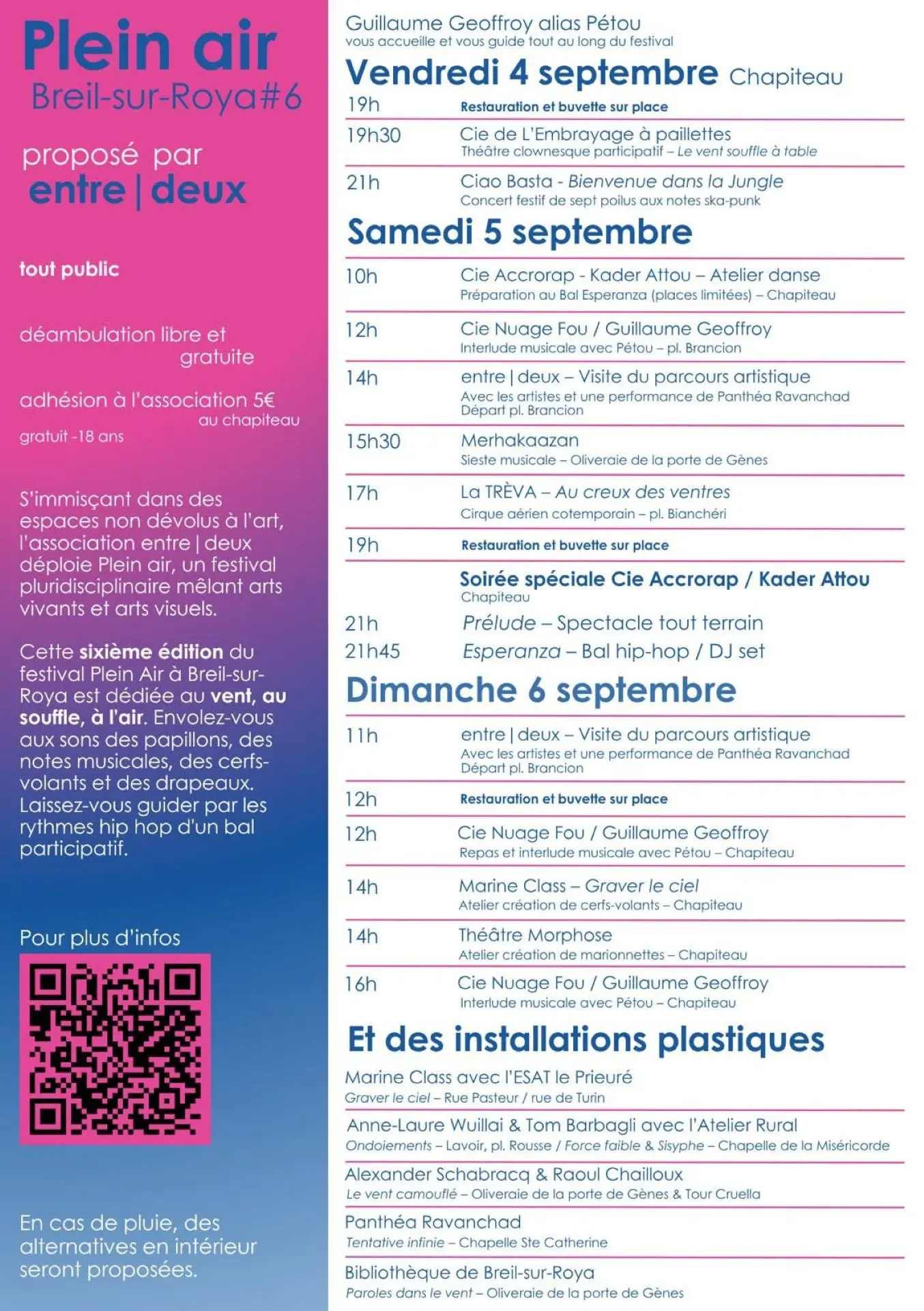 Festival Plein Air - Entre / Deux 2026 - 6e édition_Breil-sur-Roya