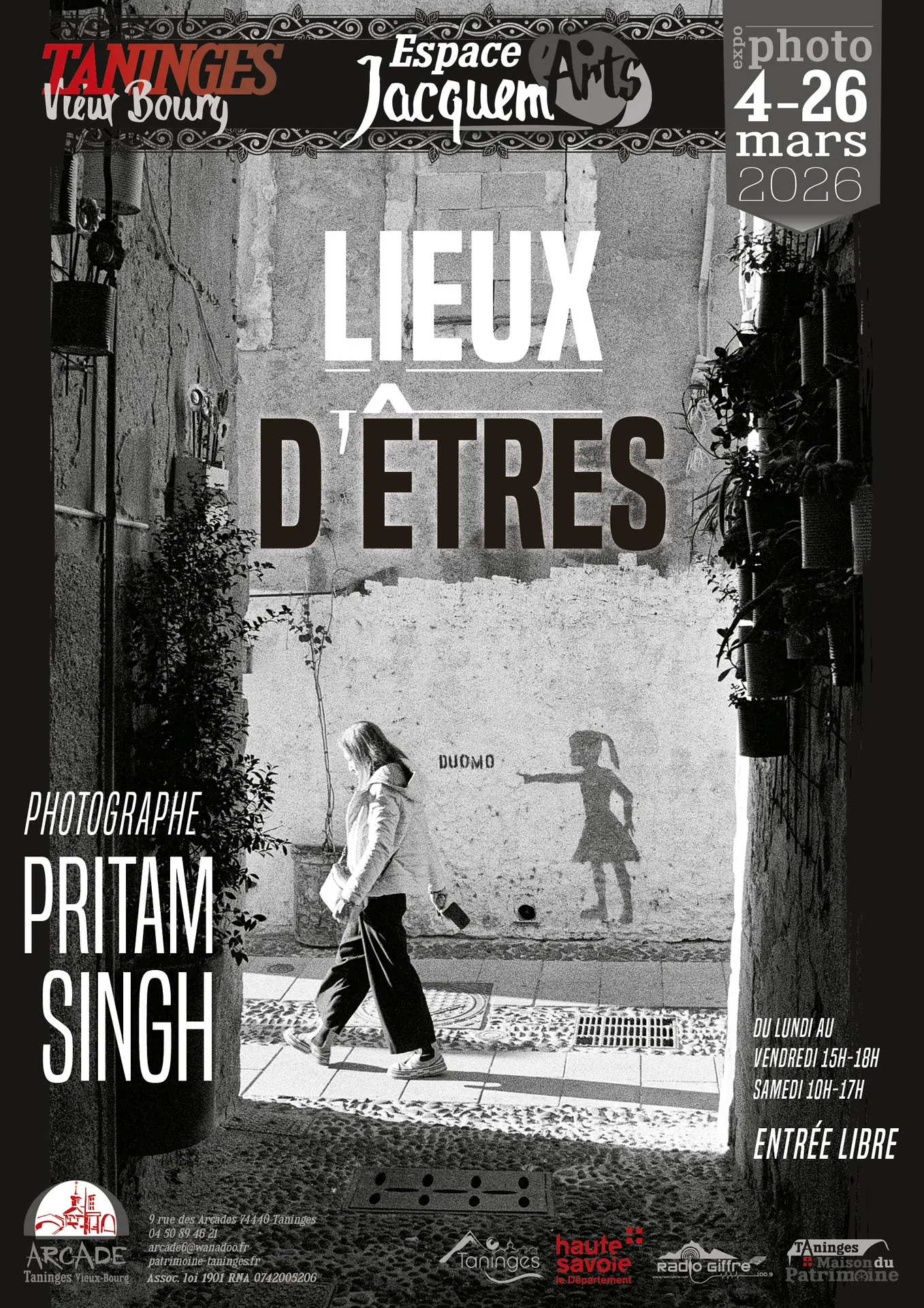 Affiche de l'exposition de Pritam Singh