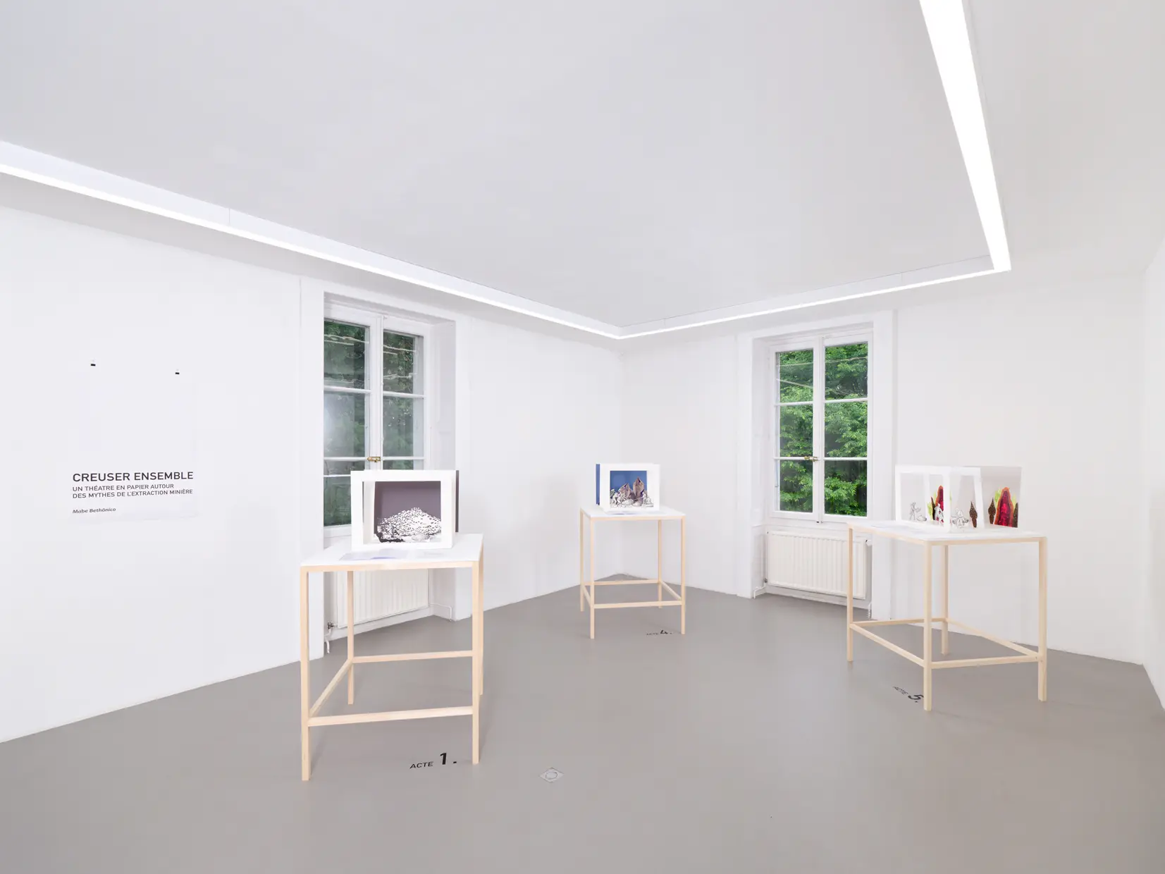 Mabe Bethônico, The Collective Dig: A Paper Theatre on the Myths of Extraction, installation