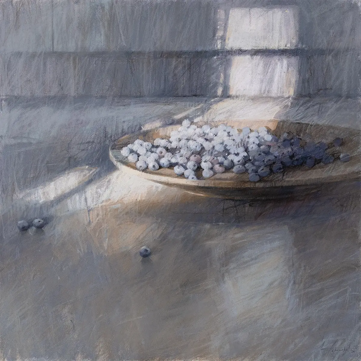 Exposition d'Olga Abramova - Peintures pastels secs_Samoëns