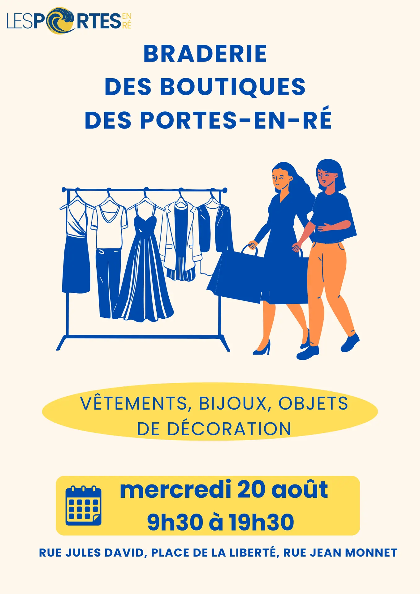 Braderie des boutiques des Portes-en-Ré_Les Portes-en-Ré